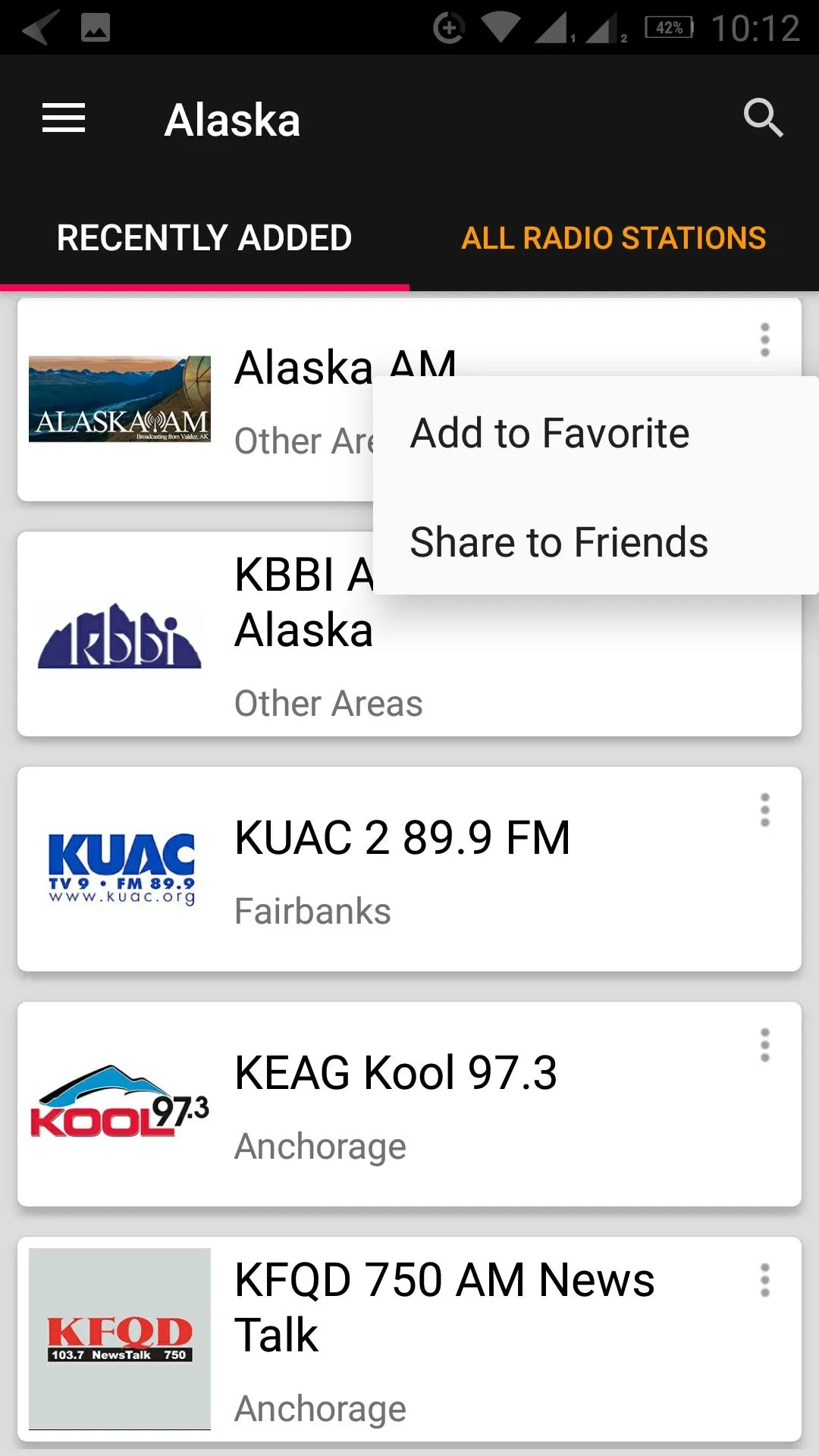 Alaska Radio Stations - USA | Indus Appstore | Screenshot