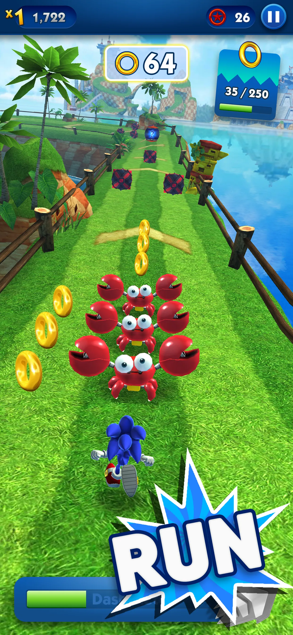 Sonic Dash Endless Runner Game | Indus Appstore | Screenshot