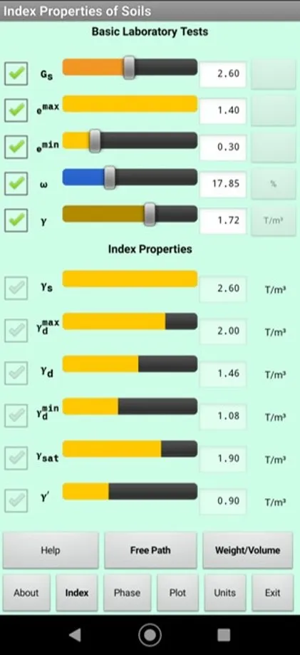 Index Properties of Soils | Indus Appstore | Screenshot