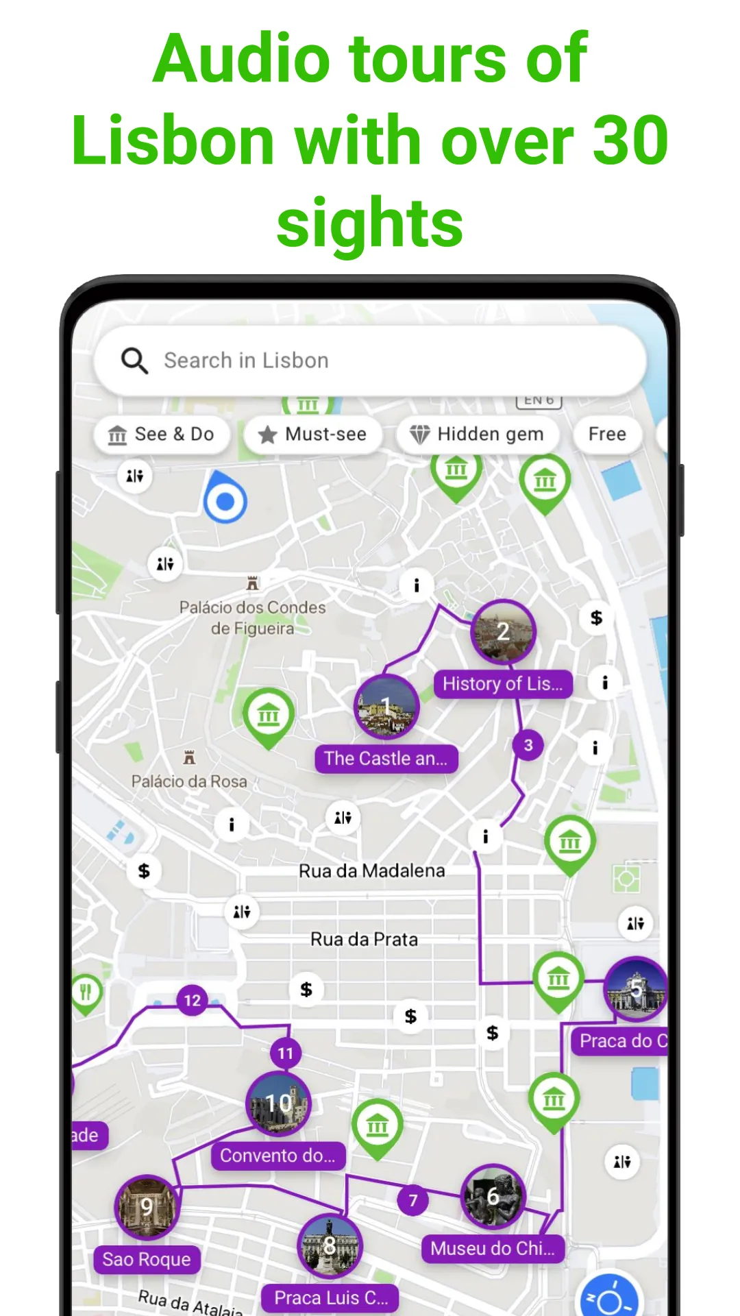 Lisbon Tour Guide:SmartGuide | Indus Appstore | Screenshot