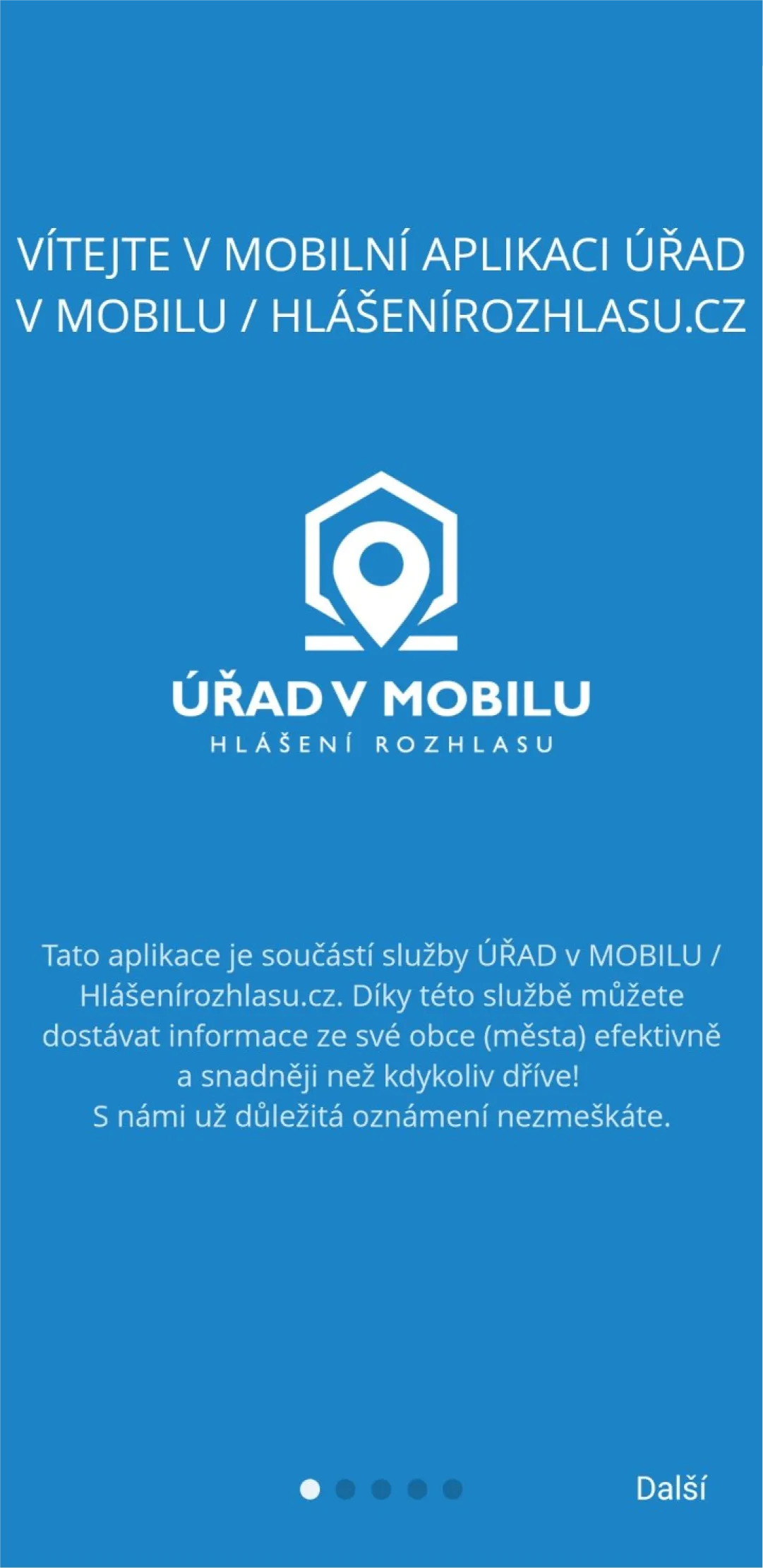 ÚŘADvMOBILU / Hlášenírozhlasu | Indus Appstore | Screenshot