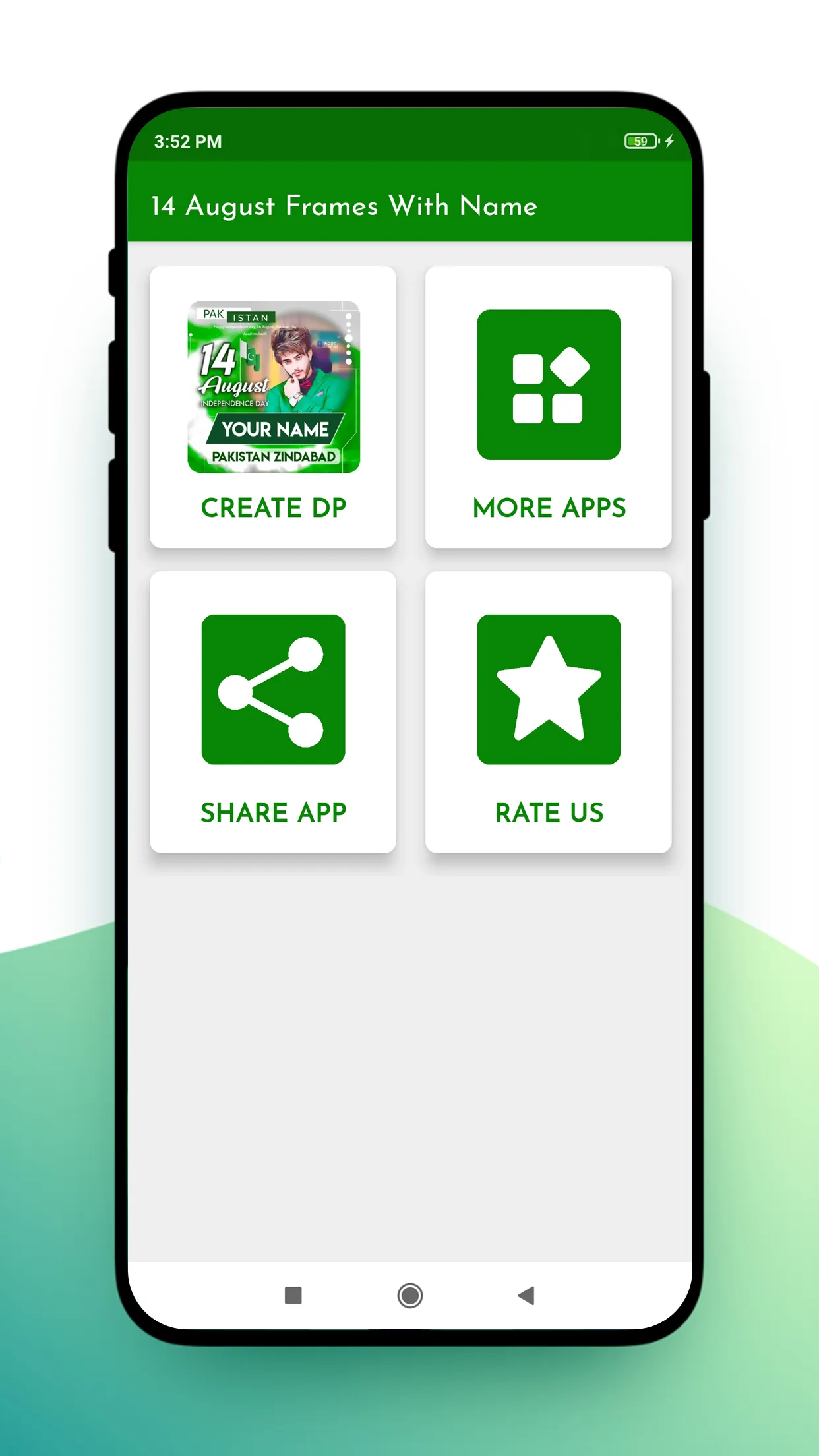 14 August Frame With Name DP | Indus Appstore | Screenshot