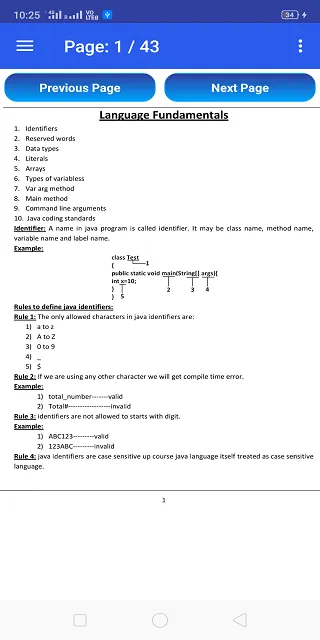 Java Notes | Indus Appstore | Screenshot