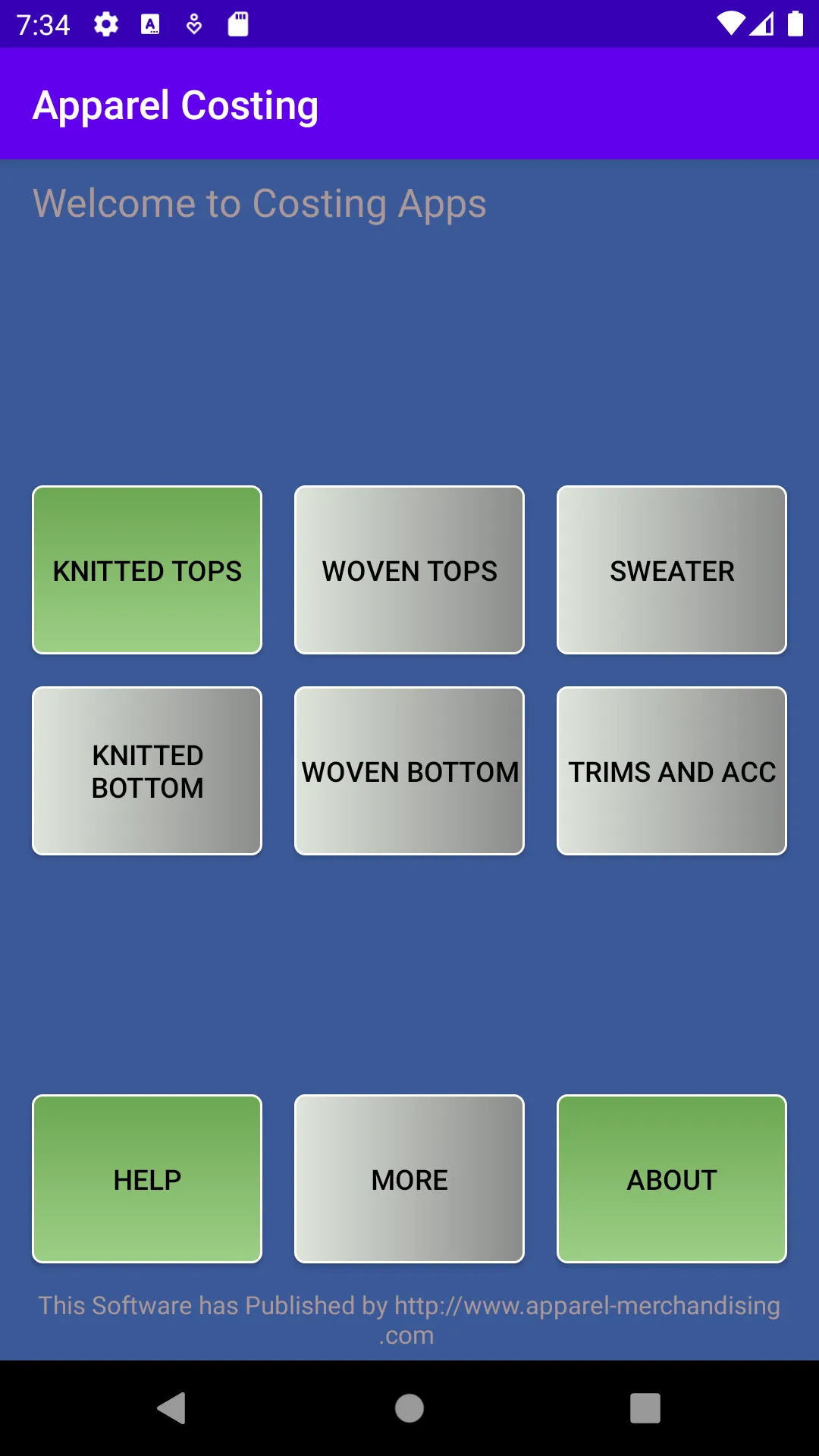 Apparel Costing | Indus Appstore | Screenshot