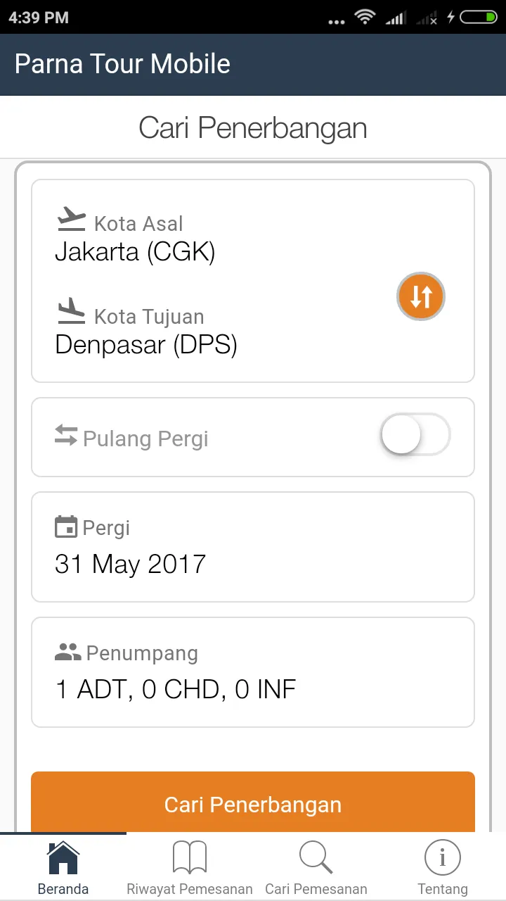 Parna Tiket | Indus Appstore | Screenshot