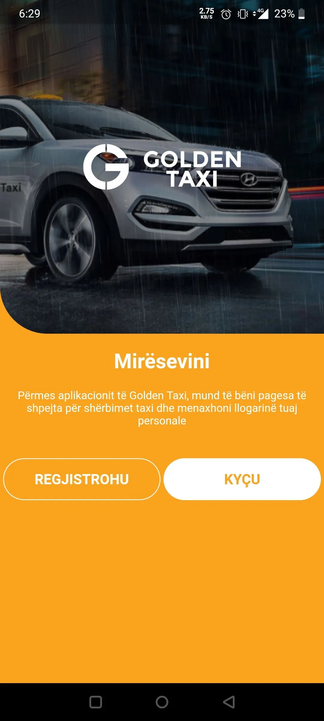 Golden Taxi Client App | Indus Appstore | Screenshot