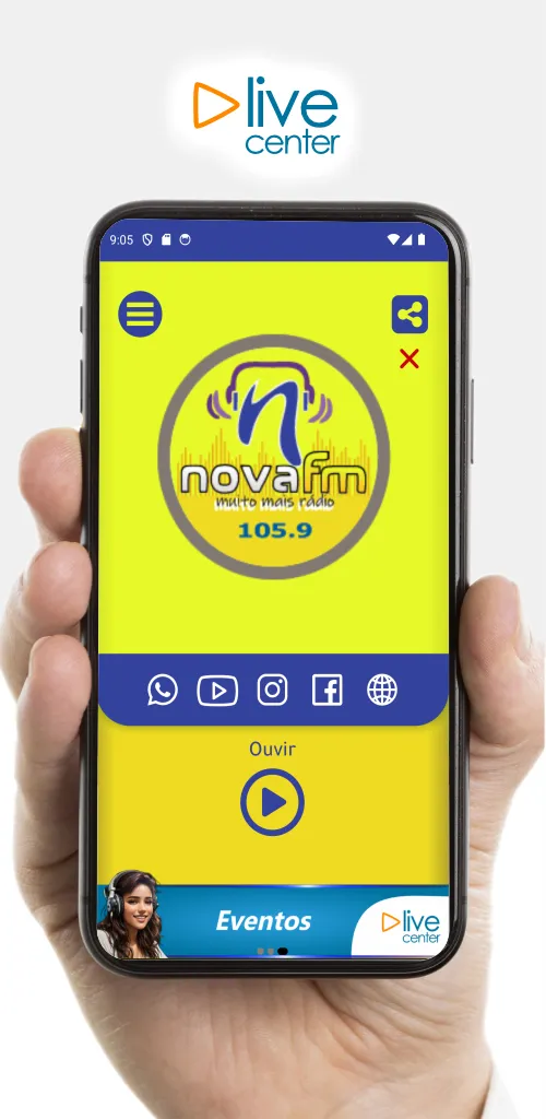 Rádio Nova FM 105 | Indus Appstore | Screenshot