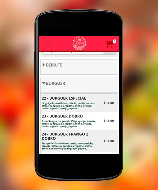 Big Burguer Dlvr | Indus Appstore | Screenshot