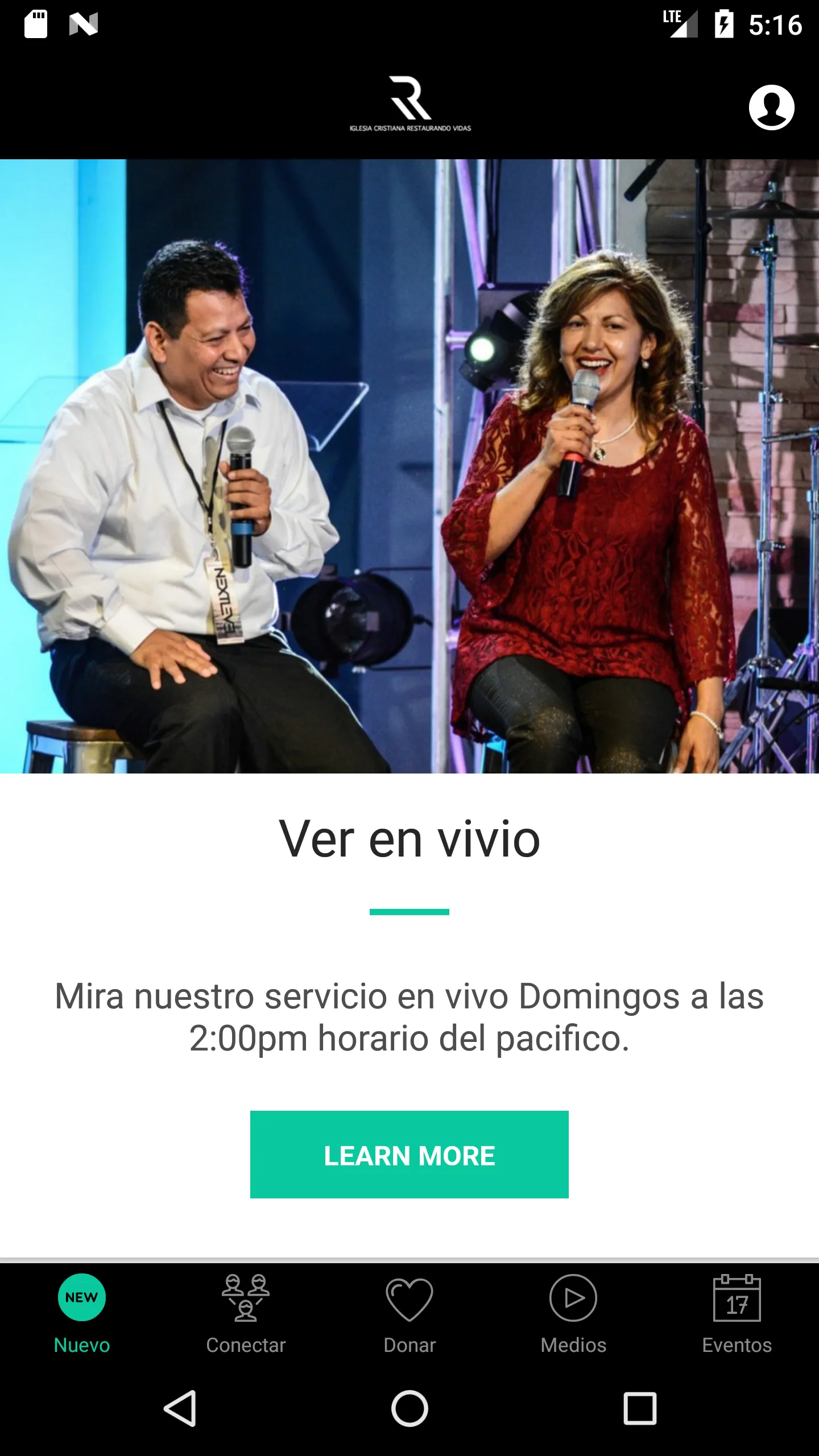 IglesiaRestaurandoVidas | Indus Appstore | Screenshot