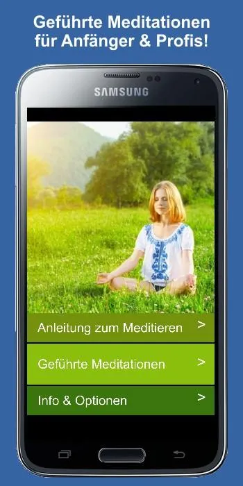 Geführte Meditationen deutsch | Indus Appstore | Screenshot