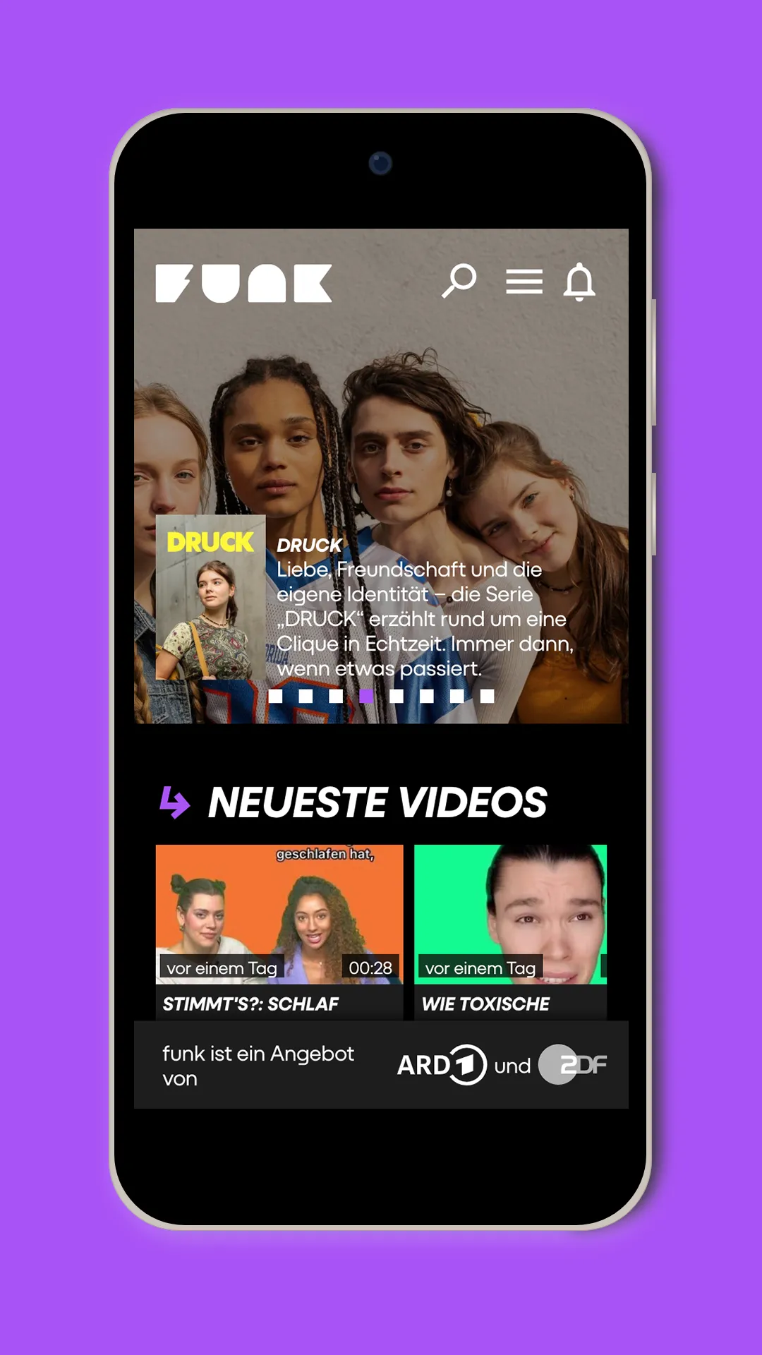 funk – Webserien, Dokus, Vlogs | Indus Appstore | Screenshot