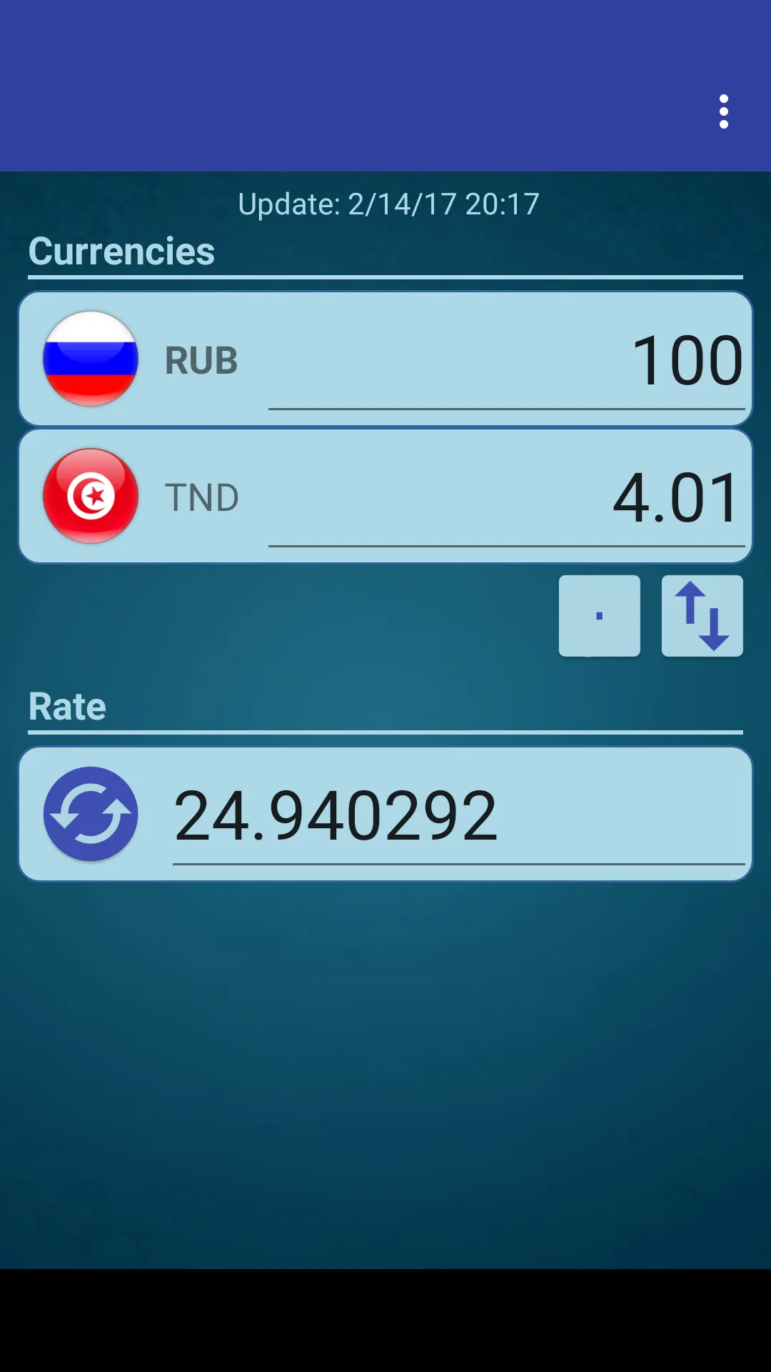 Russian Ruble x Tunisian Dinar | Indus Appstore | Screenshot