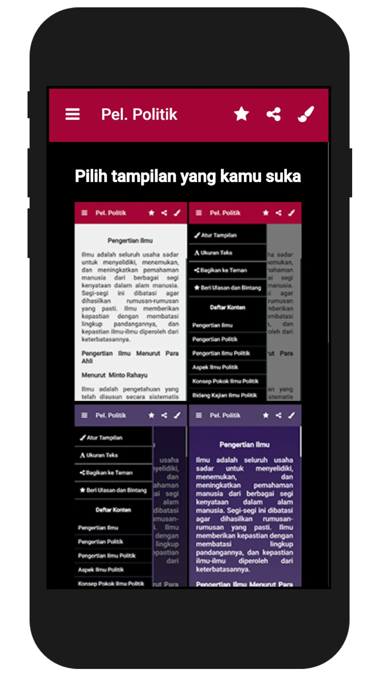 Indonesian Politic Lessons | Indus Appstore | Screenshot