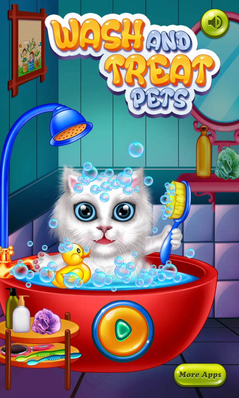 Wash and Treat Pets Kids Game | Indus Appstore | Screenshot