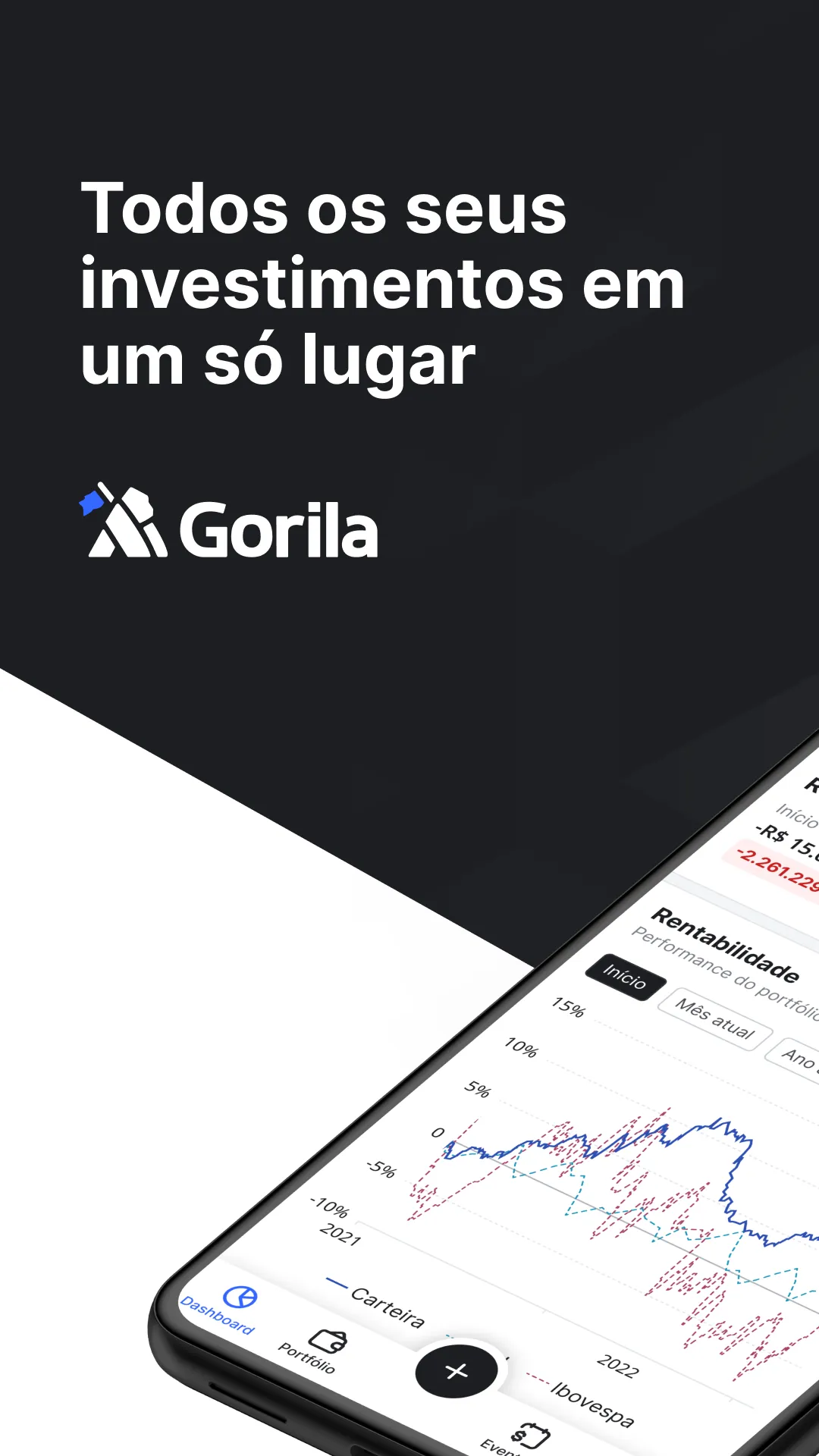 Gorila: gestão de investimento | Indus Appstore | Screenshot