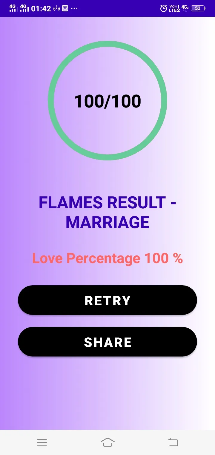 FLAMES Love Meter Test By Name | Indus Appstore | Screenshot