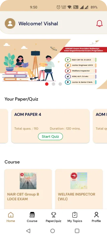 AIRCBT -ALL INDIA RAILWAY EXAM | Indus Appstore | Screenshot