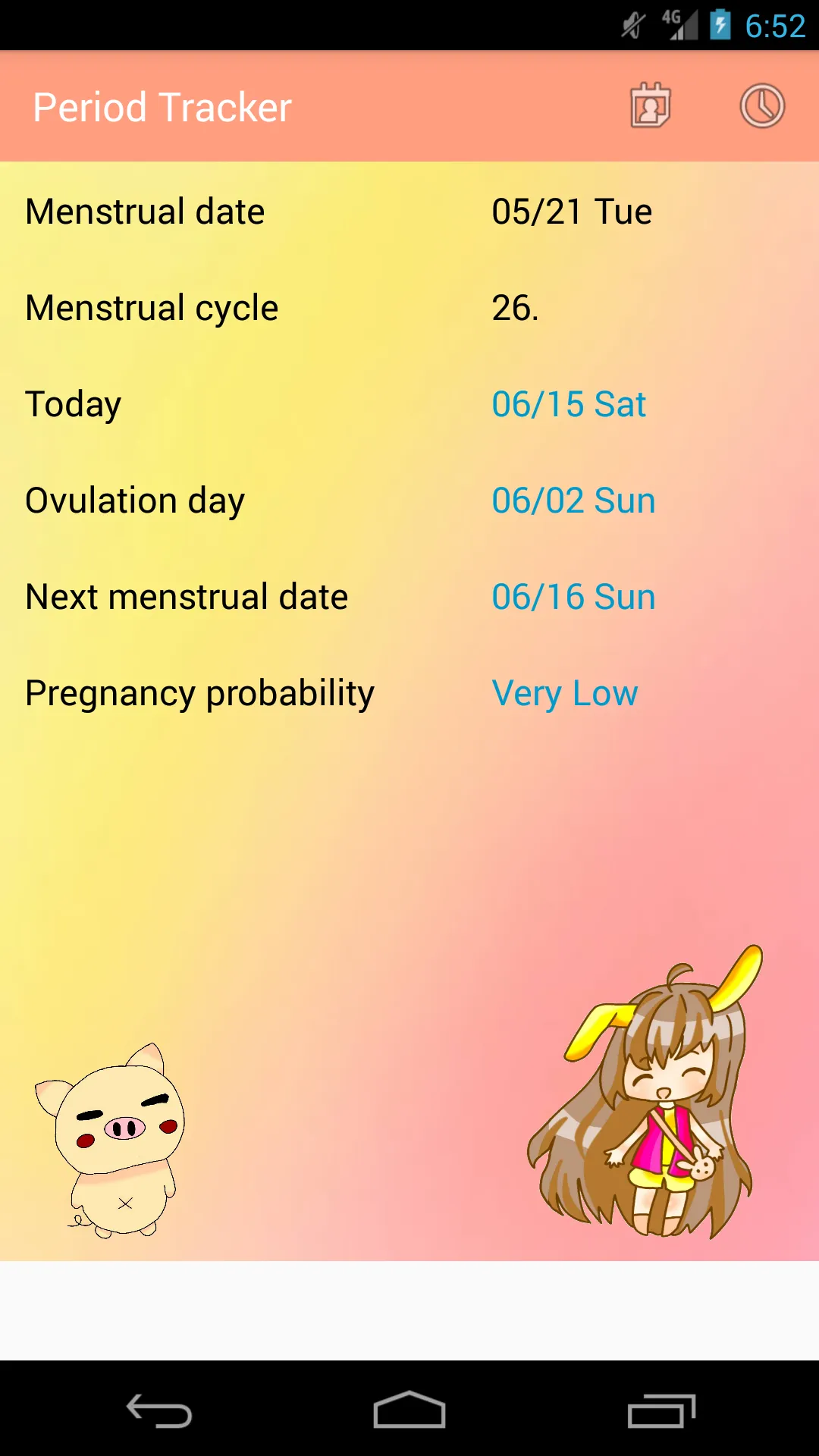 Simple Period Tracker | Indus Appstore | Screenshot