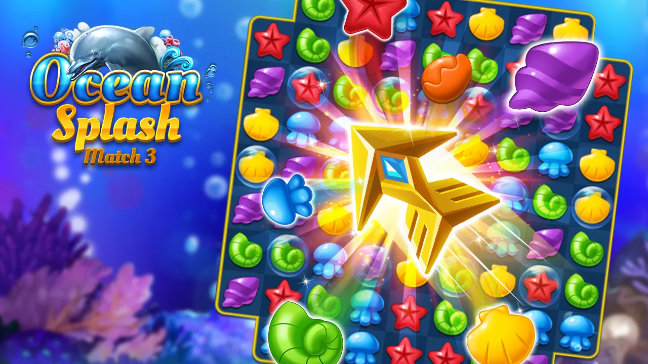 Ocean Splash: Jelly Fish gems | Indus Appstore | Screenshot