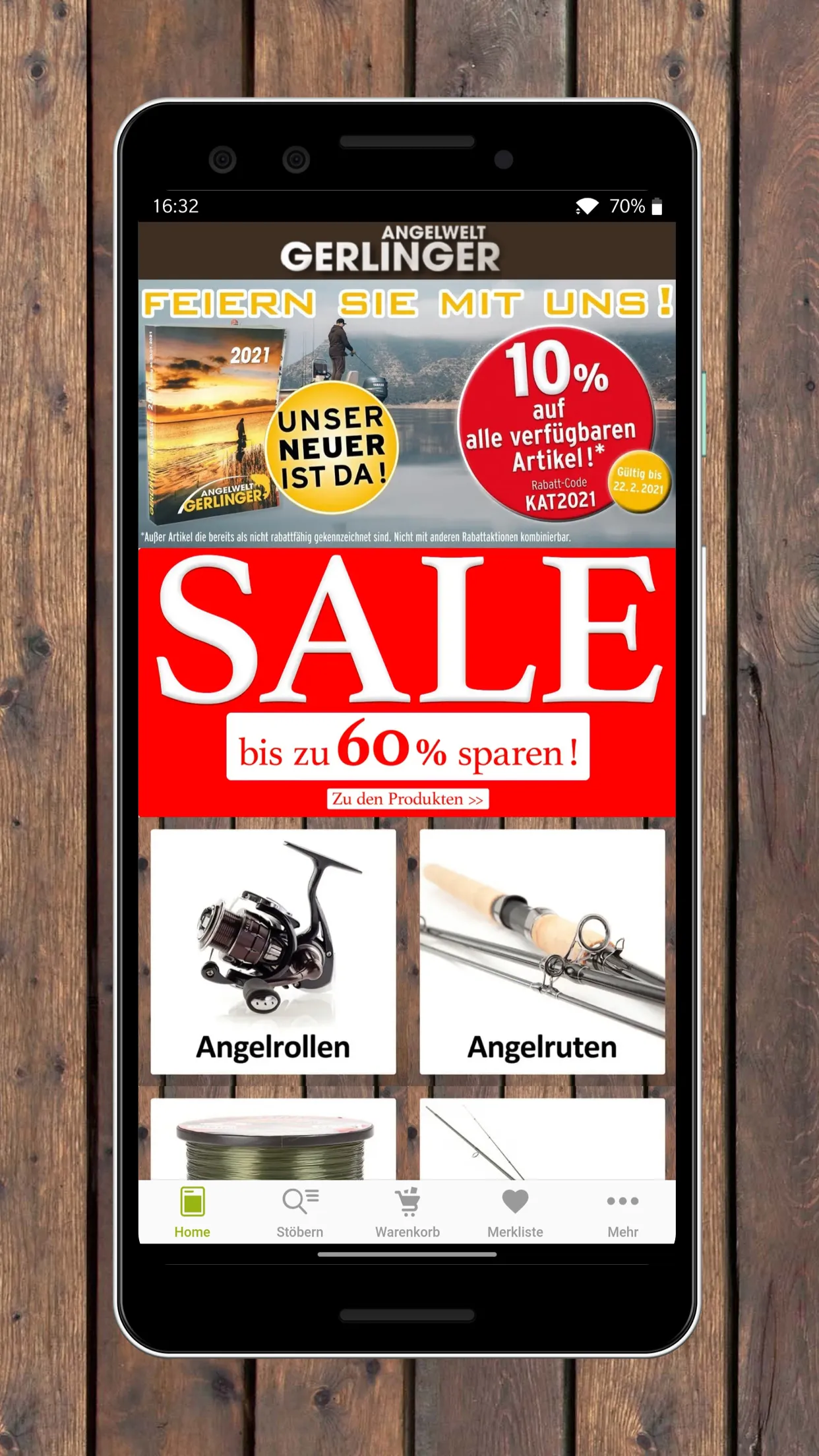 Angelsport Gerlinger | Indus Appstore | Screenshot