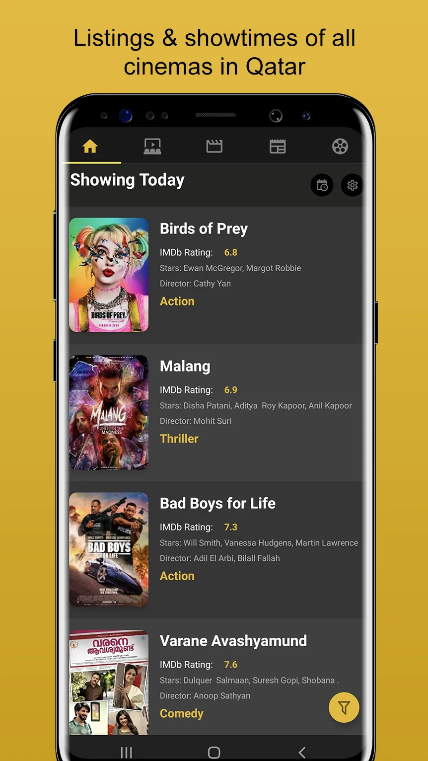 Cinema Qatar | Indus Appstore | Screenshot