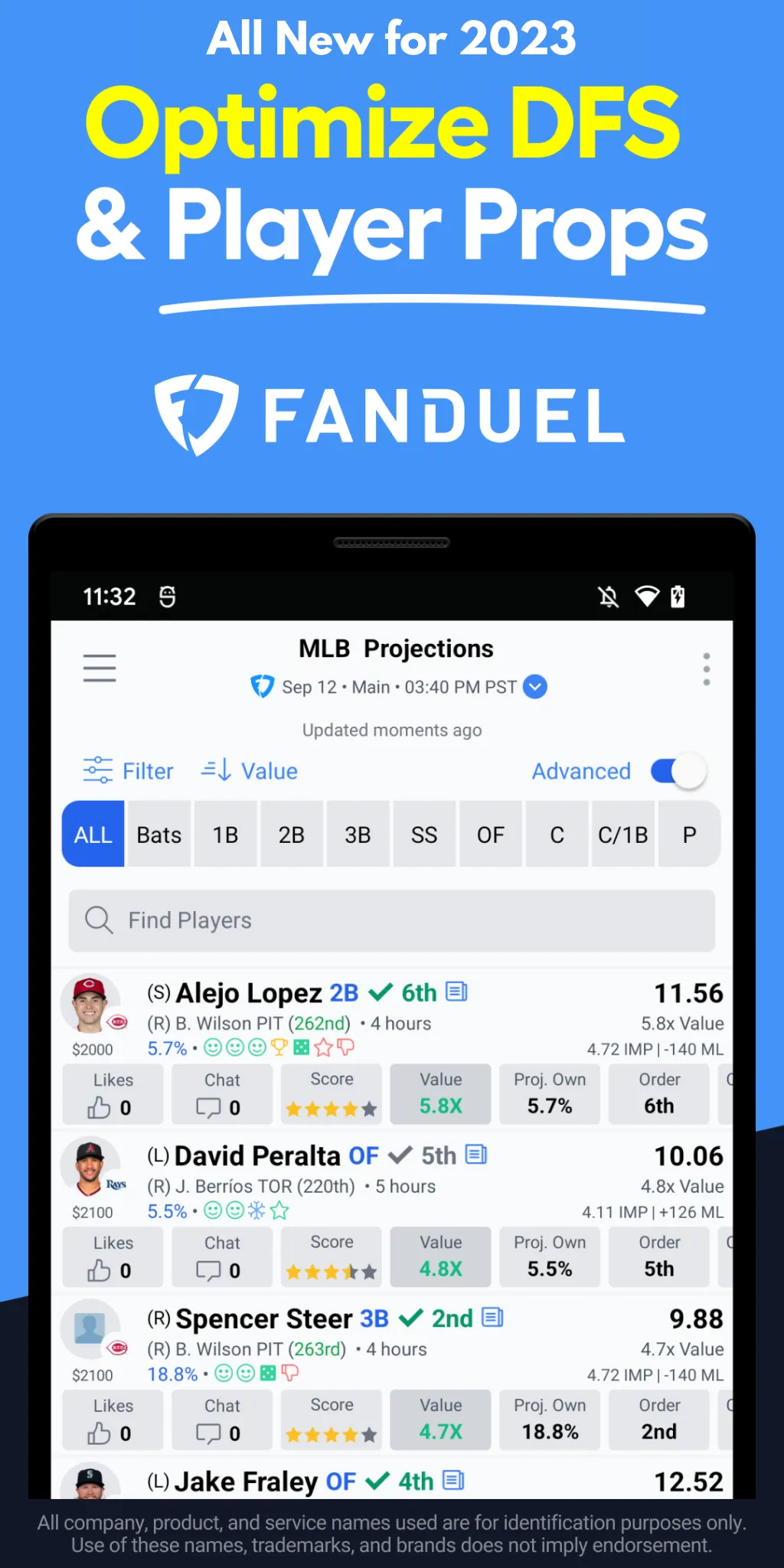 LineStar for FanDuel | Indus Appstore | Screenshot