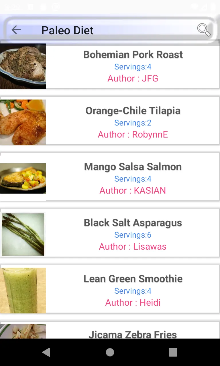 Paleo: easy diet recipes | Indus Appstore | Screenshot