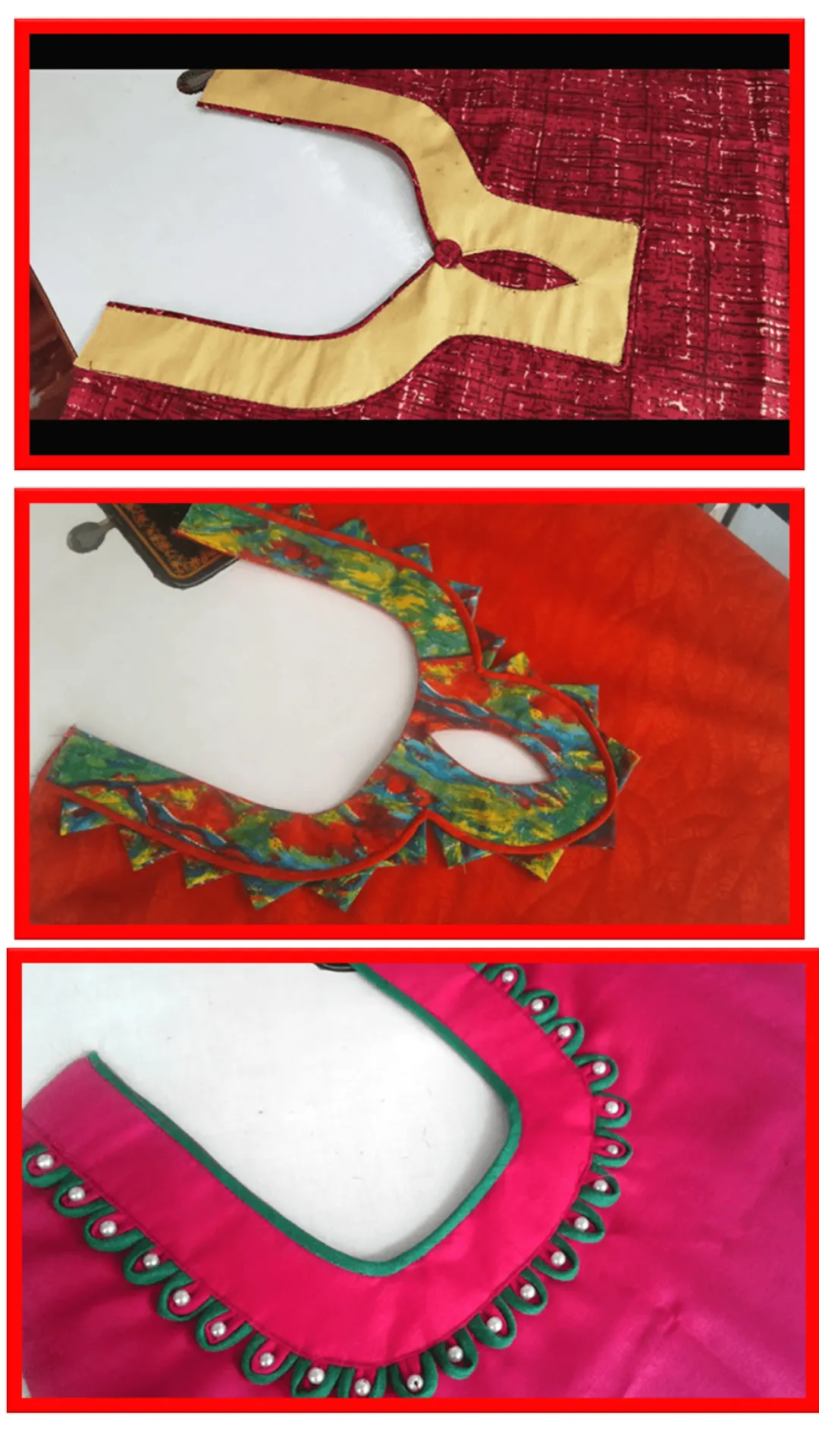 Kurti Stitching Neck Designs | Indus Appstore | Screenshot