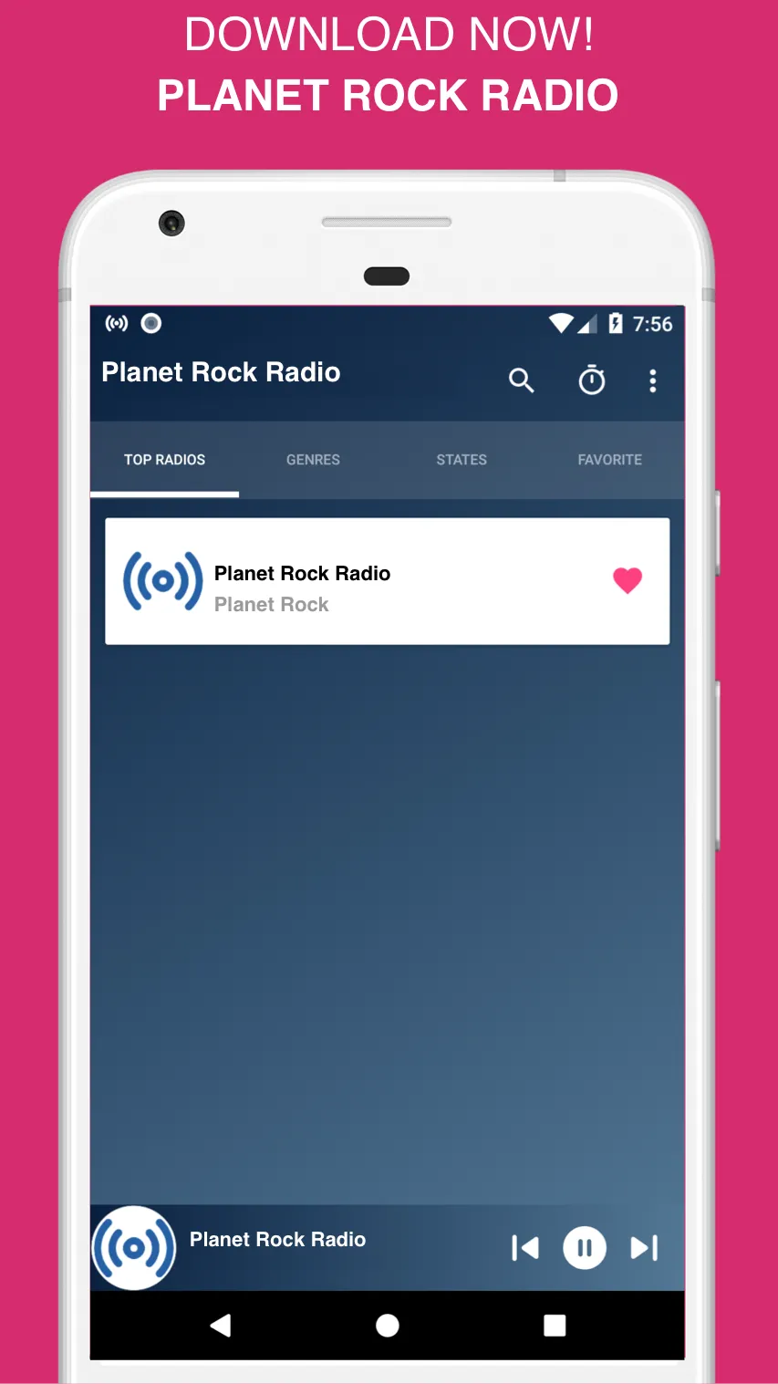 Planet Rock Radio App UK | Indus Appstore | Screenshot