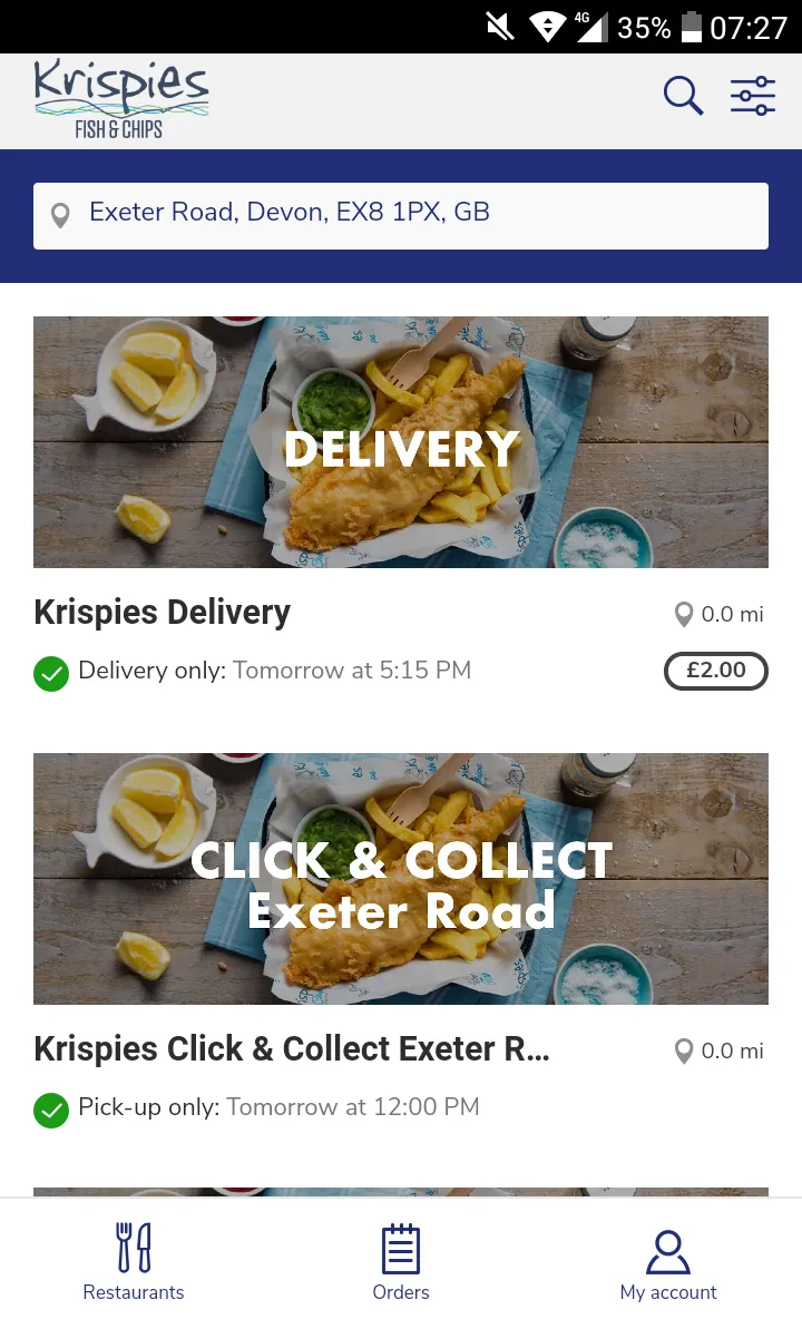 Krispies Fish and Chips | Indus Appstore | Screenshot