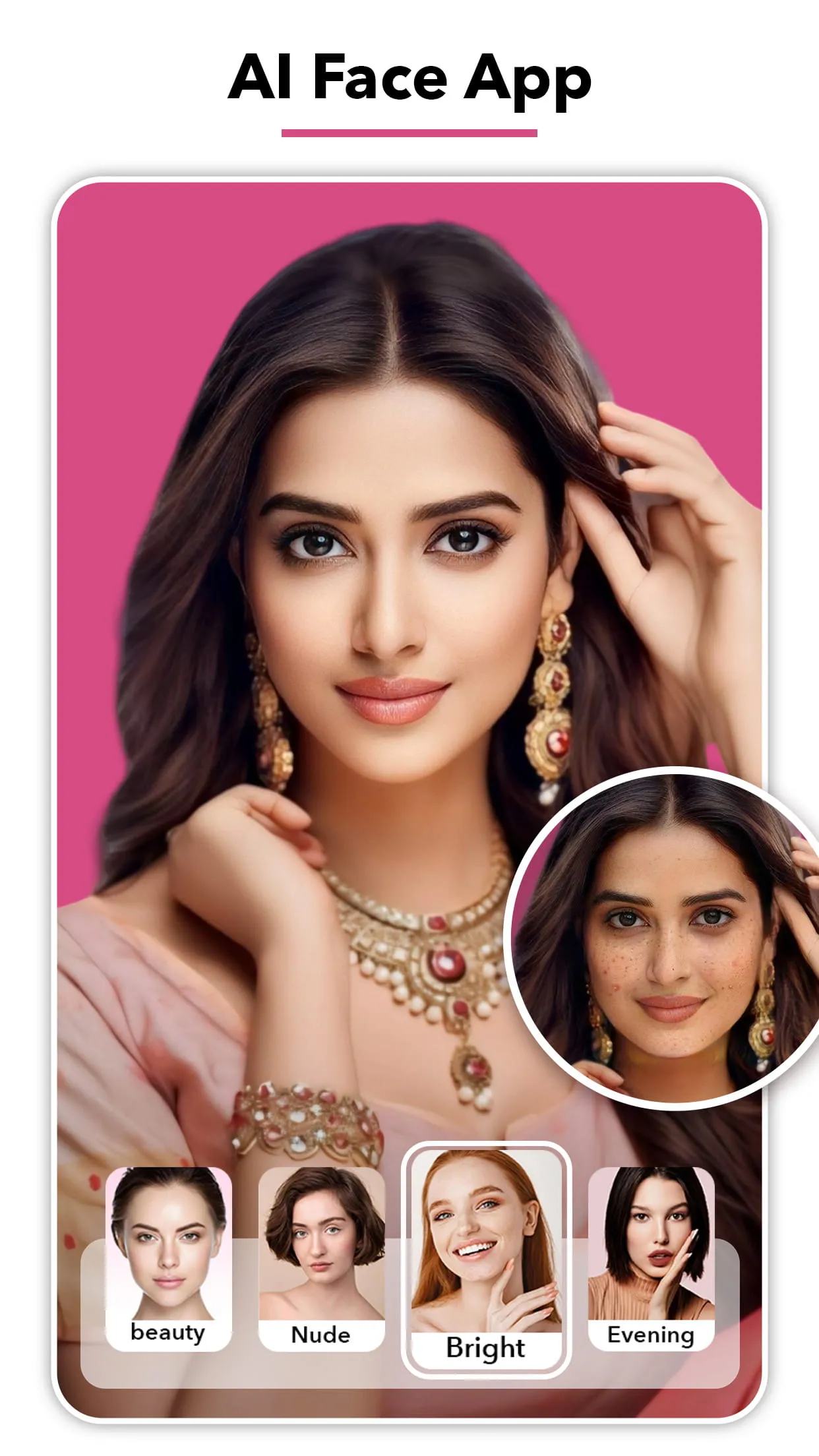 FacePic Face Editor, Hair, Age | Indus Appstore | Screenshot