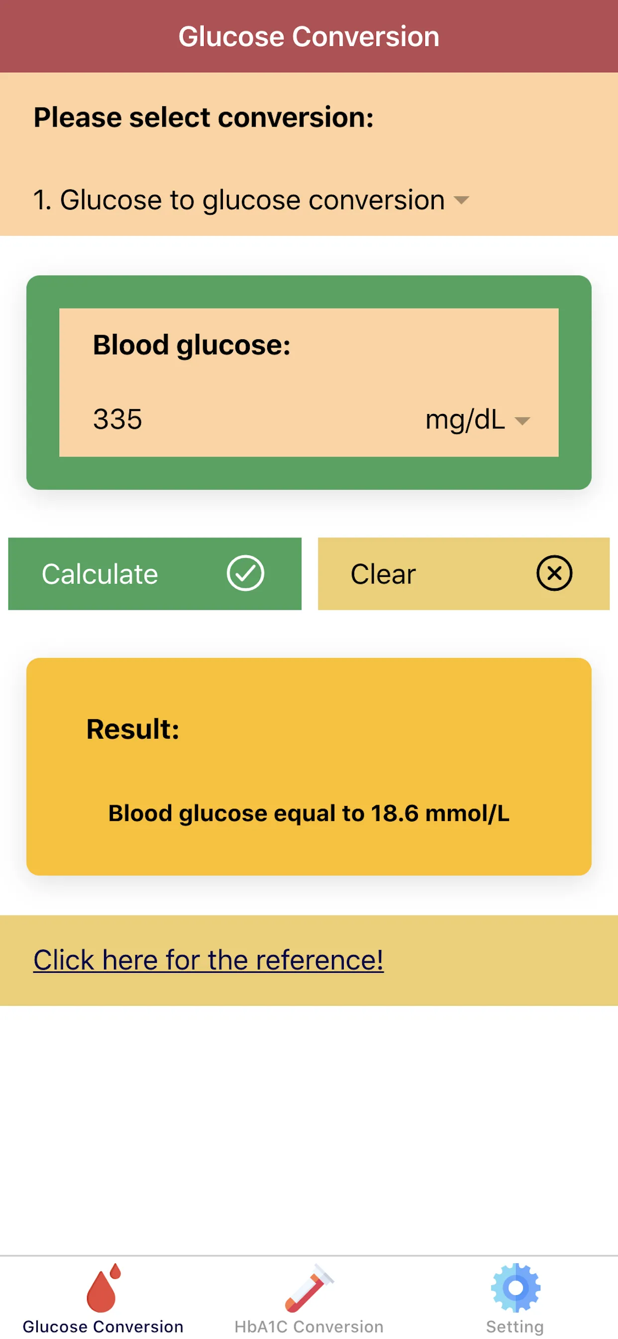 Blood Sugar Converter Pro | Indus Appstore | Screenshot