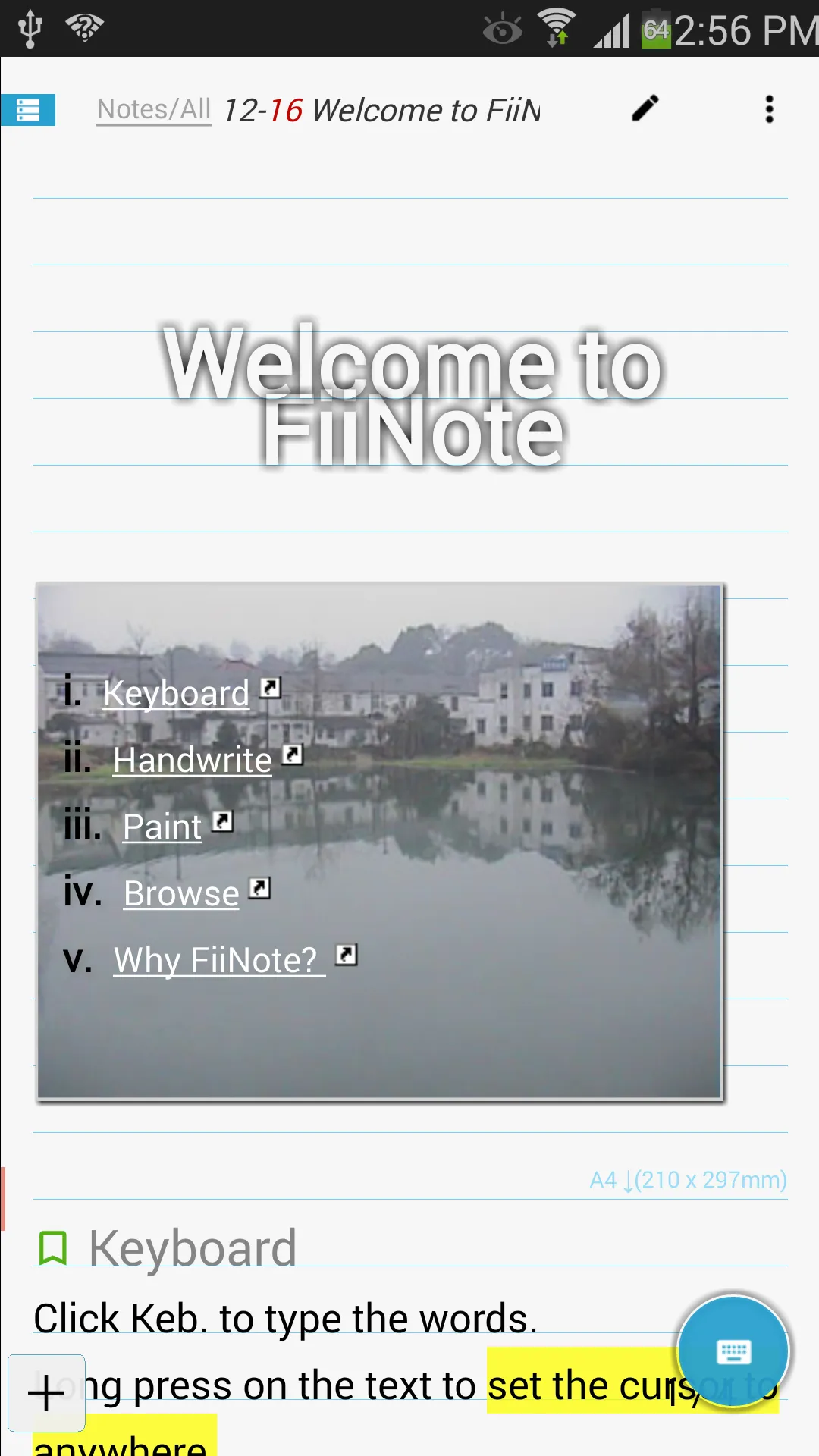 FiiWrite | Indus Appstore | Screenshot