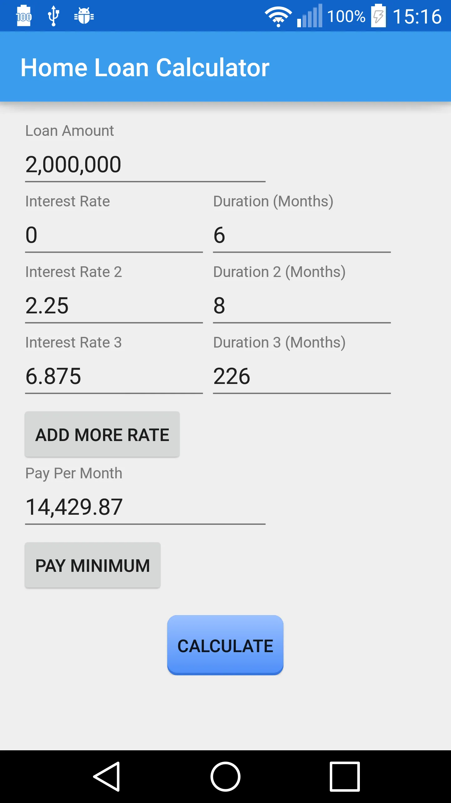 Home loan calculator | Indus Appstore | Screenshot