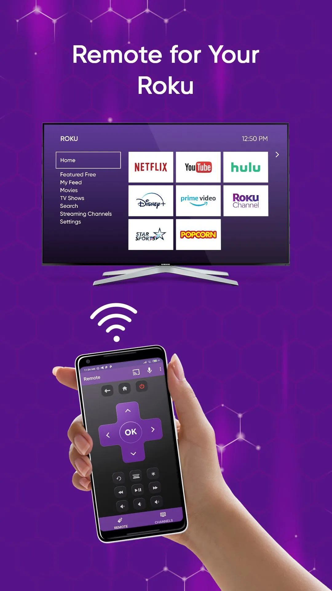 Remote control app for Roku TV | Indus Appstore | Screenshot