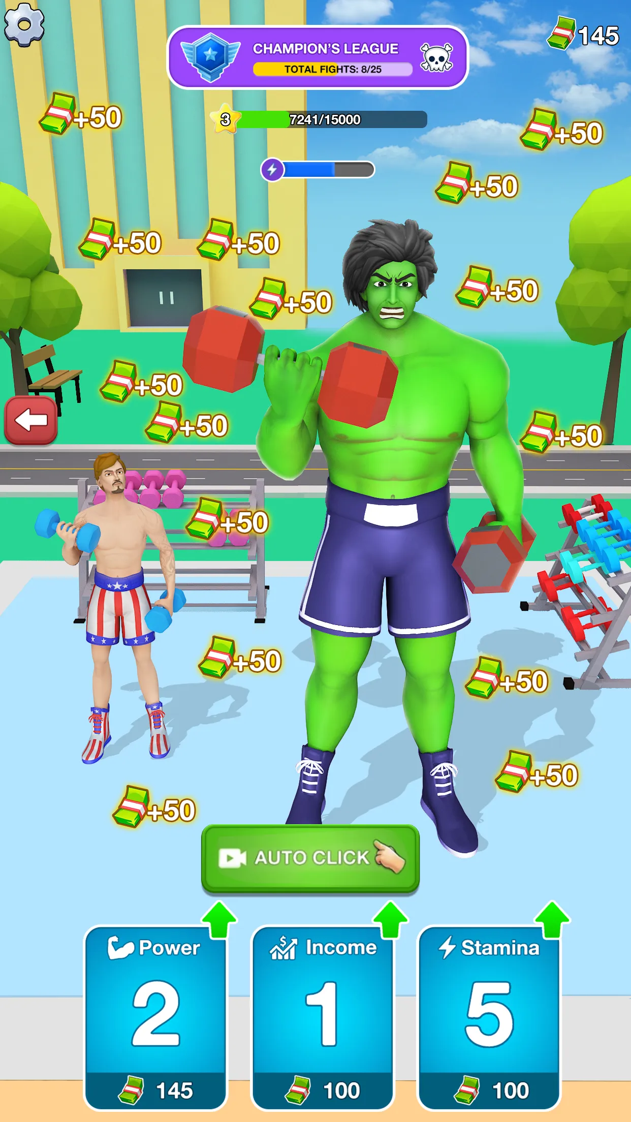 Gym Clicker Hero: Idle Muscles | Indus Appstore | Screenshot