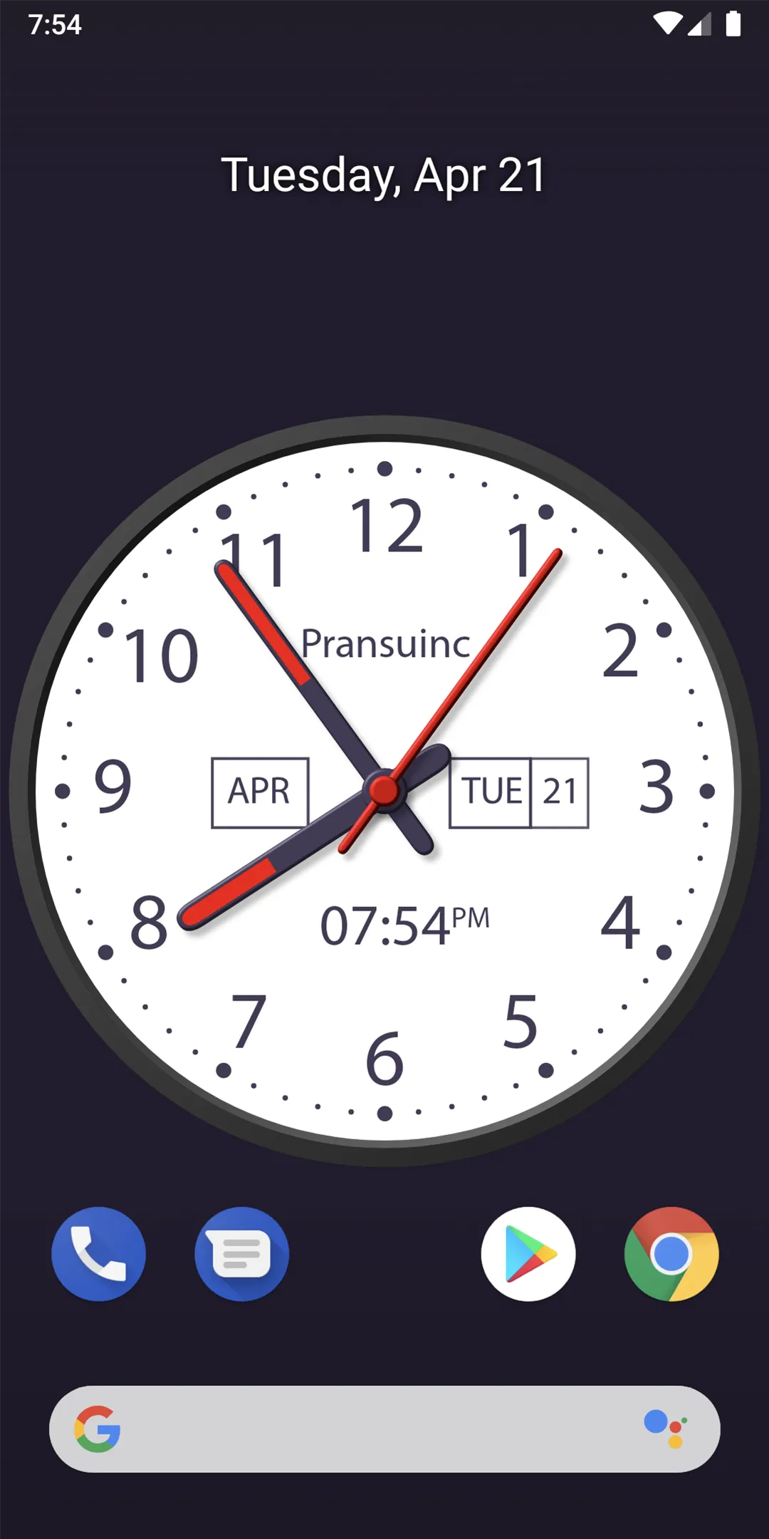 Clock Live Wallpaper | Indus Appstore | Screenshot