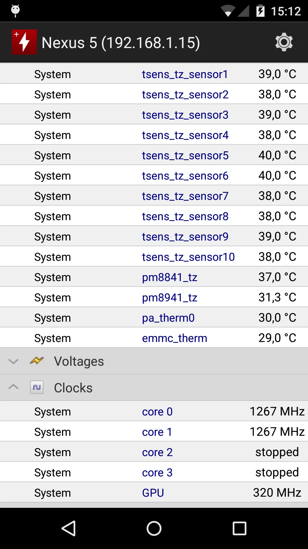 HWMonitor PRO | Indus Appstore | Screenshot