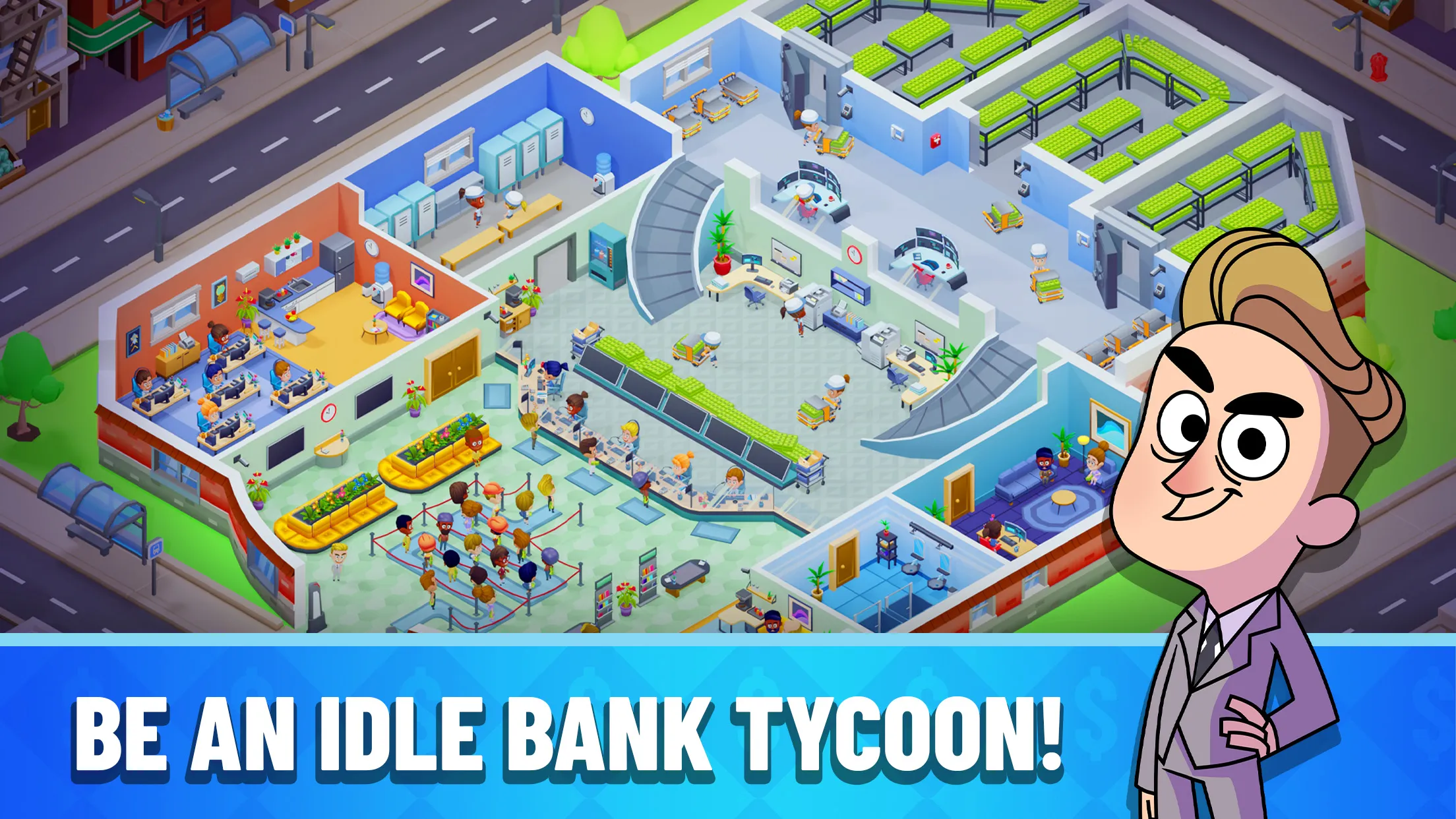 Idle Bank Tycoon: Money Empire | Indus Appstore | Screenshot