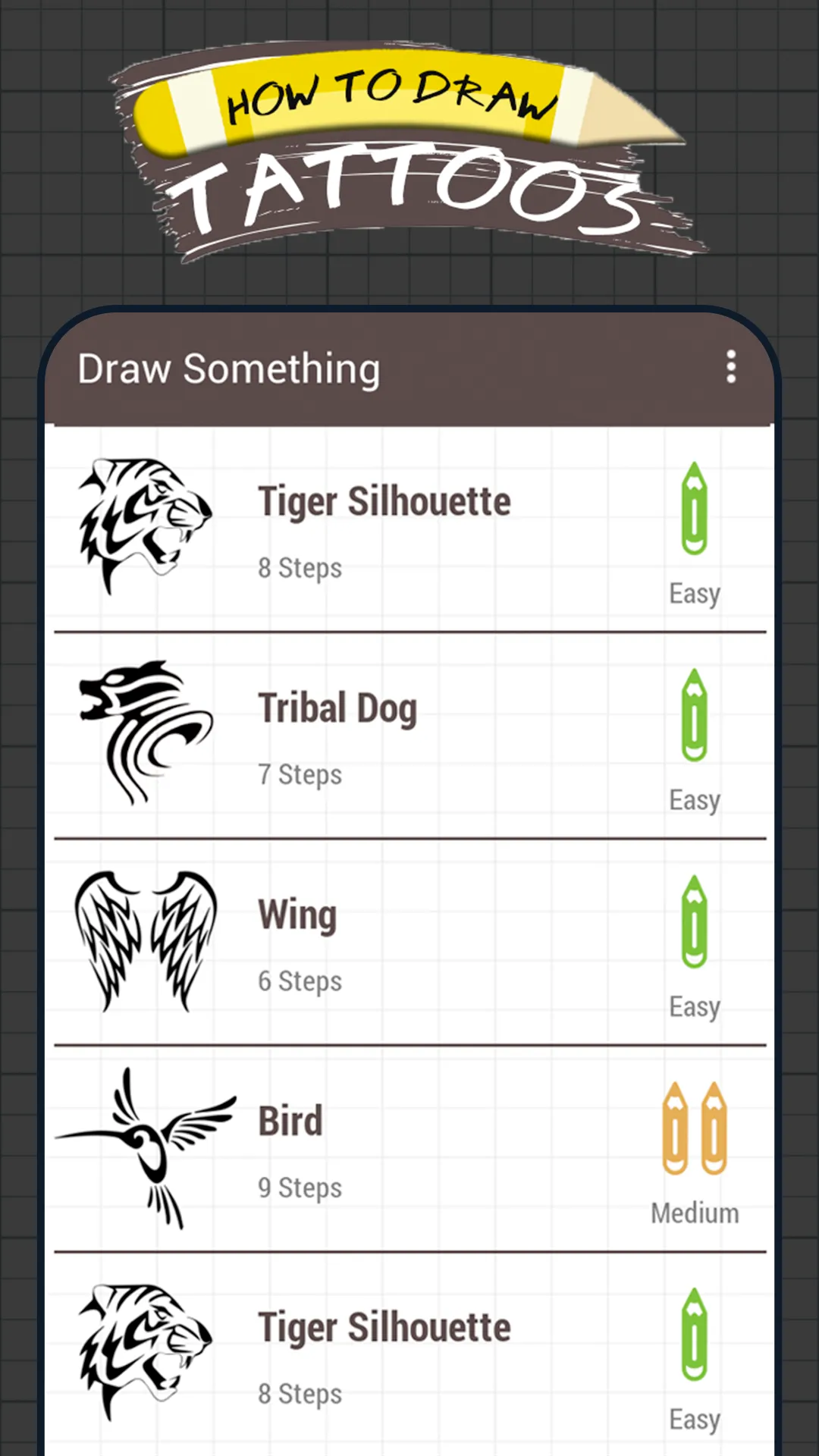 Draw Tattoo Designs | Indus Appstore | Screenshot