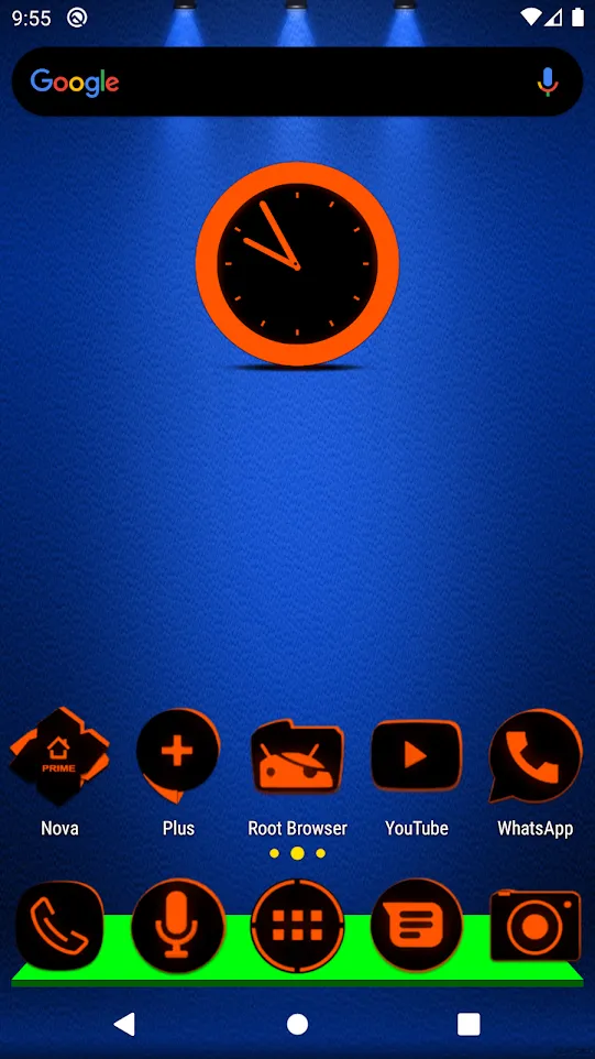 Flat Black and Orange IconPack | Indus Appstore | Screenshot