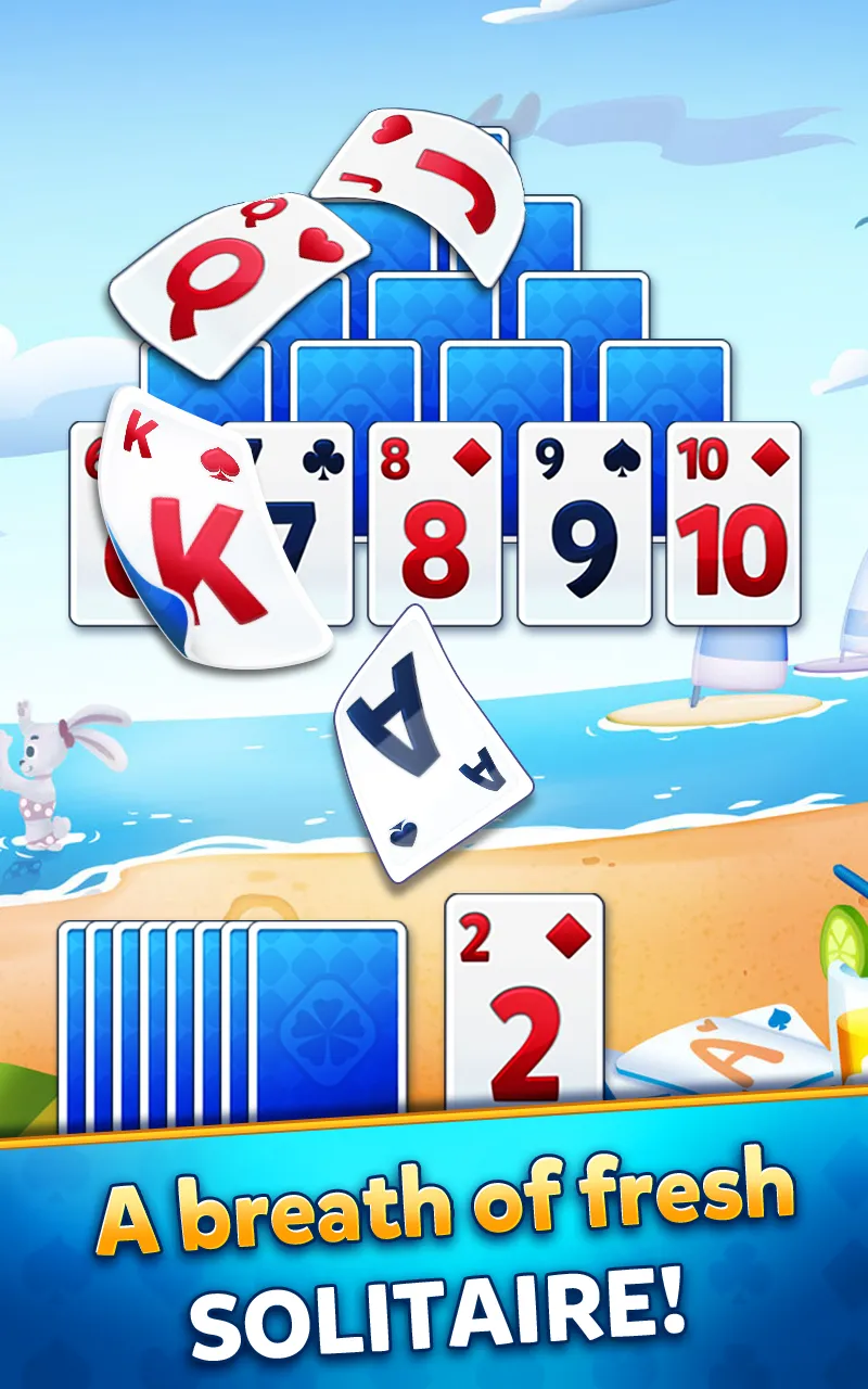 Solitaire Tripeak Travel | Indus Appstore | Screenshot