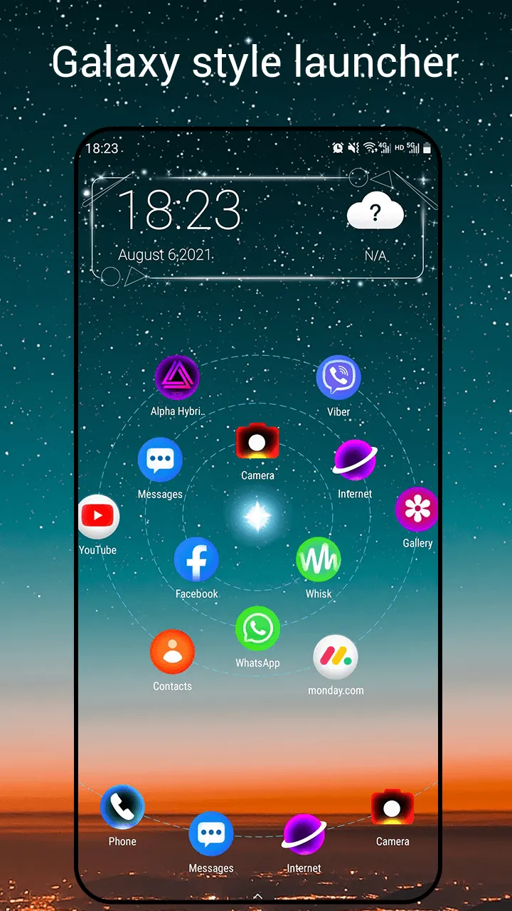 Newlook Launcher - Galaxy Star | Indus Appstore | Screenshot