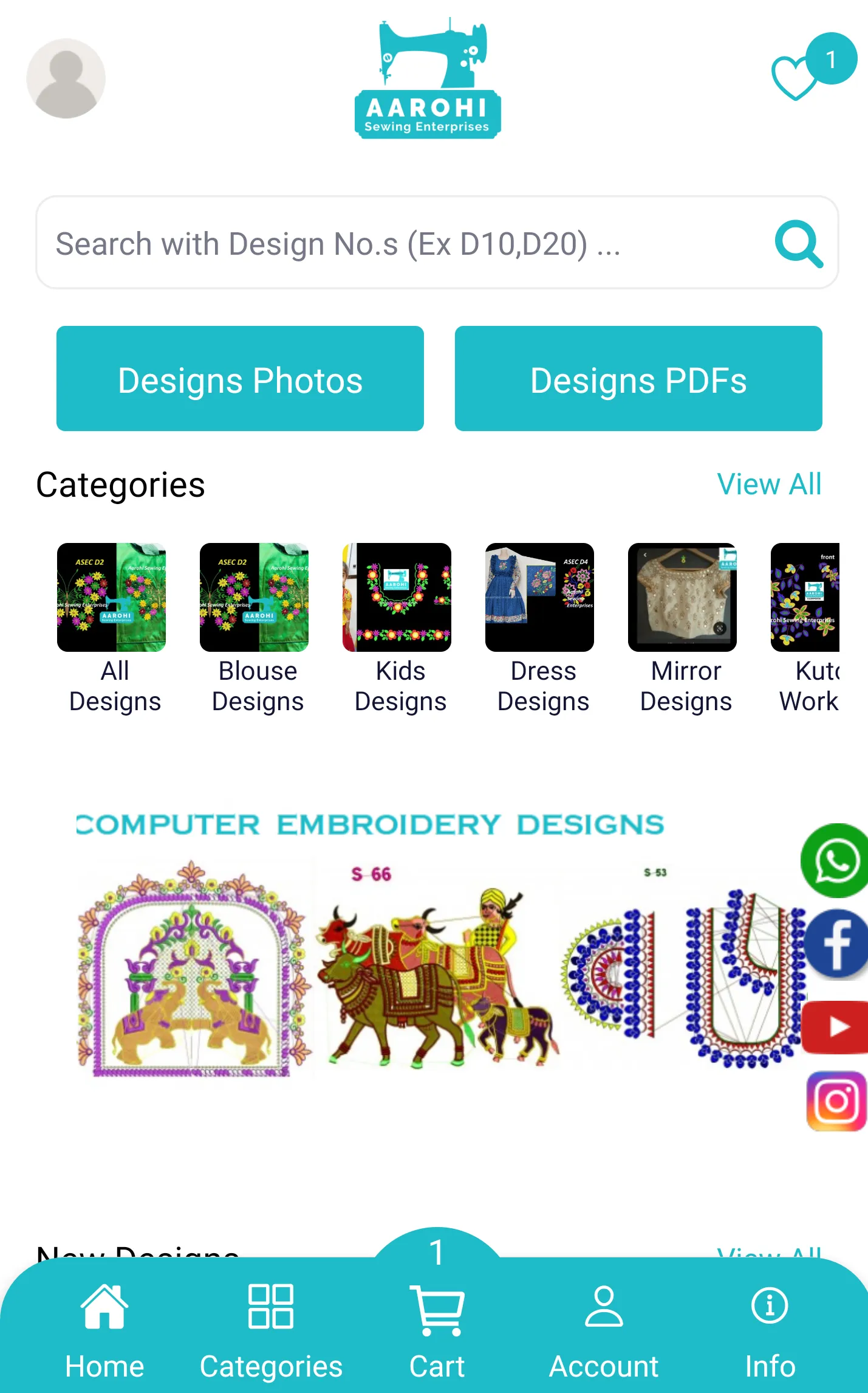 Aarohi Designs | Indus Appstore | Screenshot