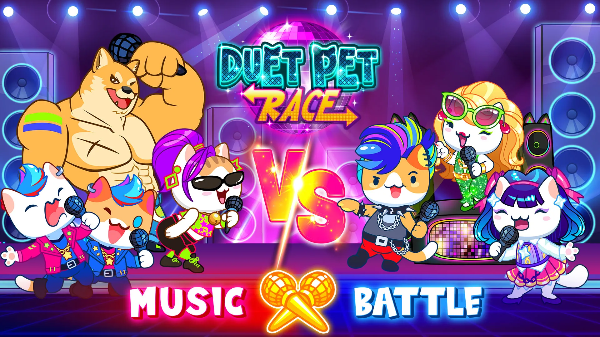 Duet Pet Race: EDM Beat Battle | Indus Appstore | Screenshot