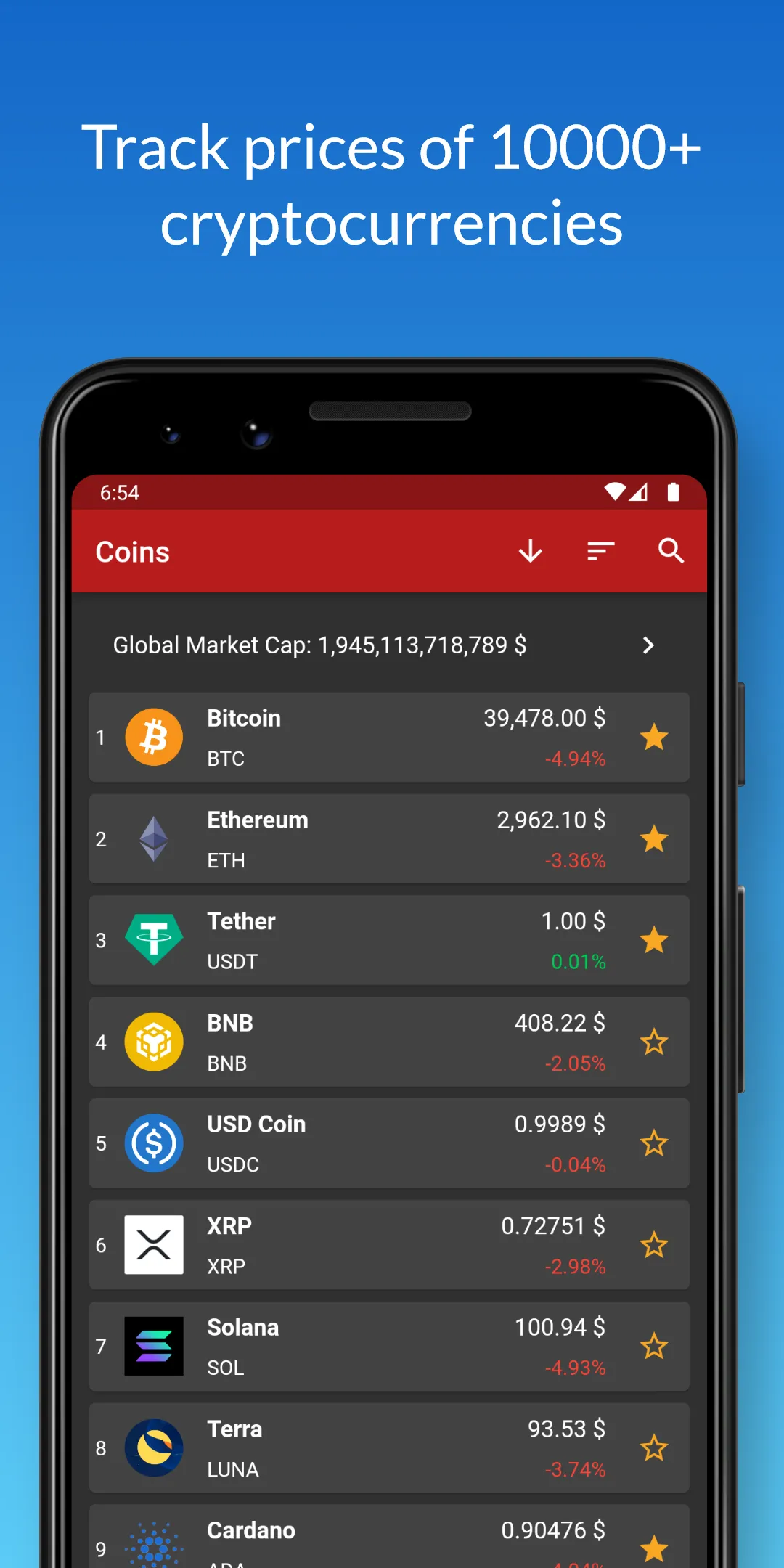 Crypto Prices | Indus Appstore | Screenshot