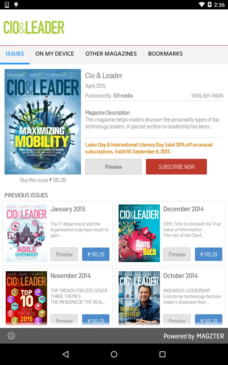 Cio & Leader | Indus Appstore | Screenshot