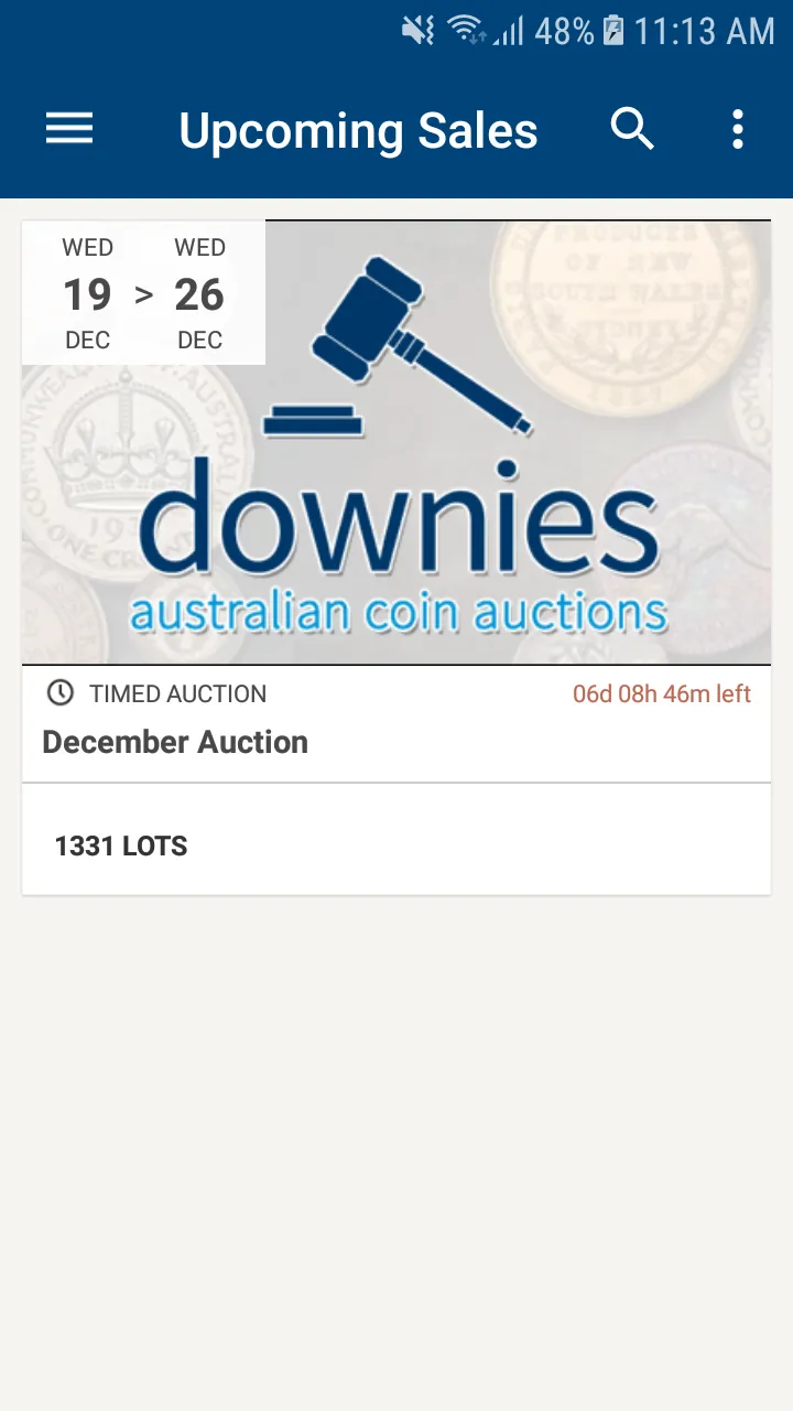 Downies Auctions | Indus Appstore | Screenshot