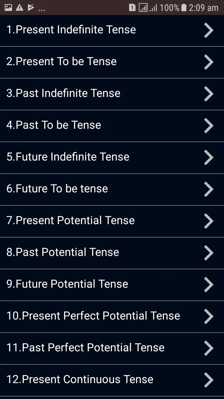 72 Tenses in English | Indus Appstore | Screenshot