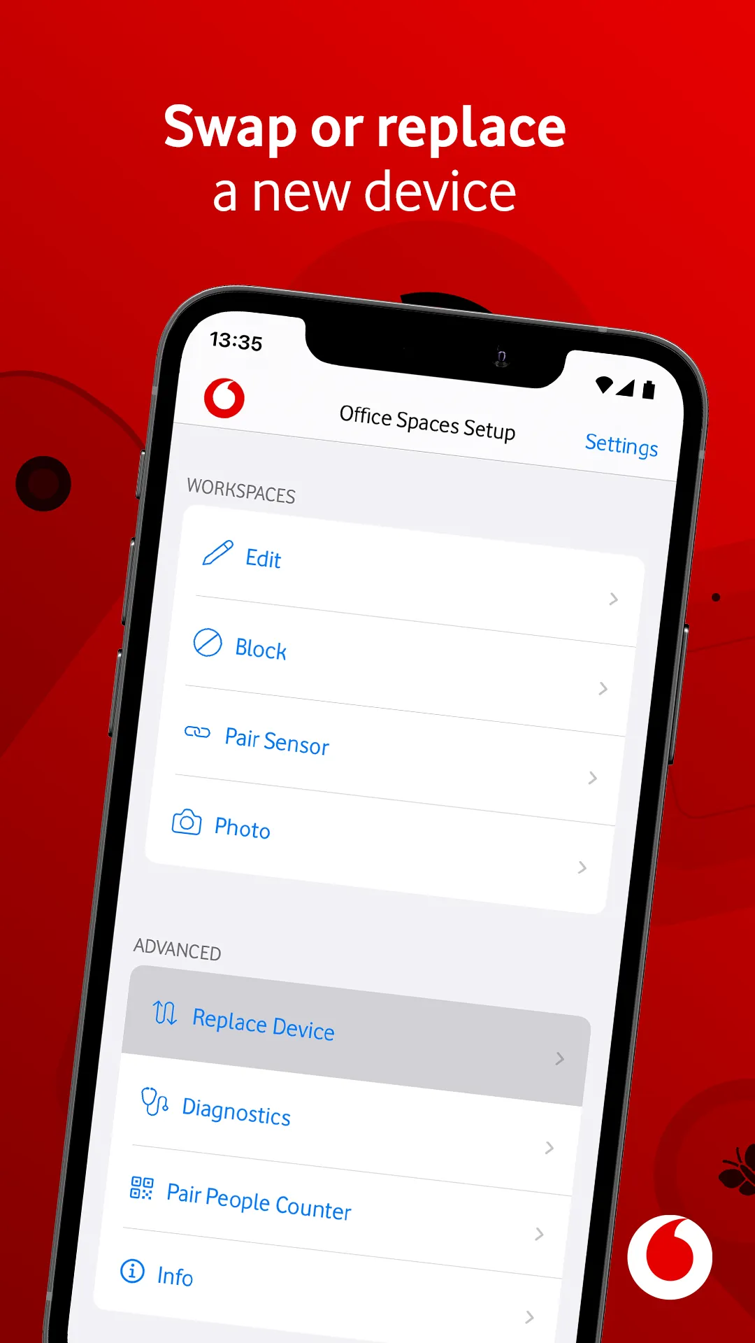 Vodafone Office Spaces Setup | Indus Appstore | Screenshot